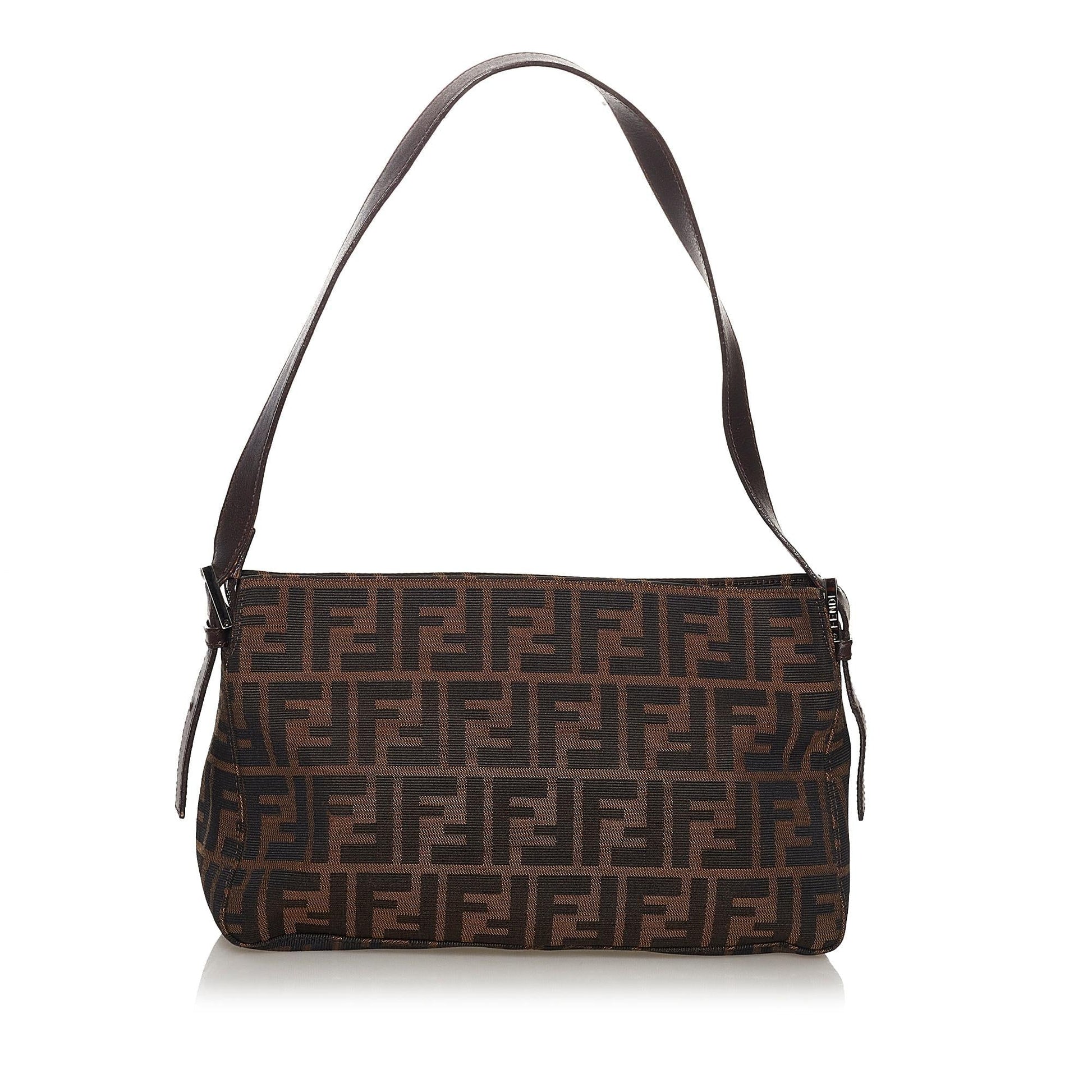 Fendi Zucca Shoulder Bag Shg Canvas Bag Shg 33332