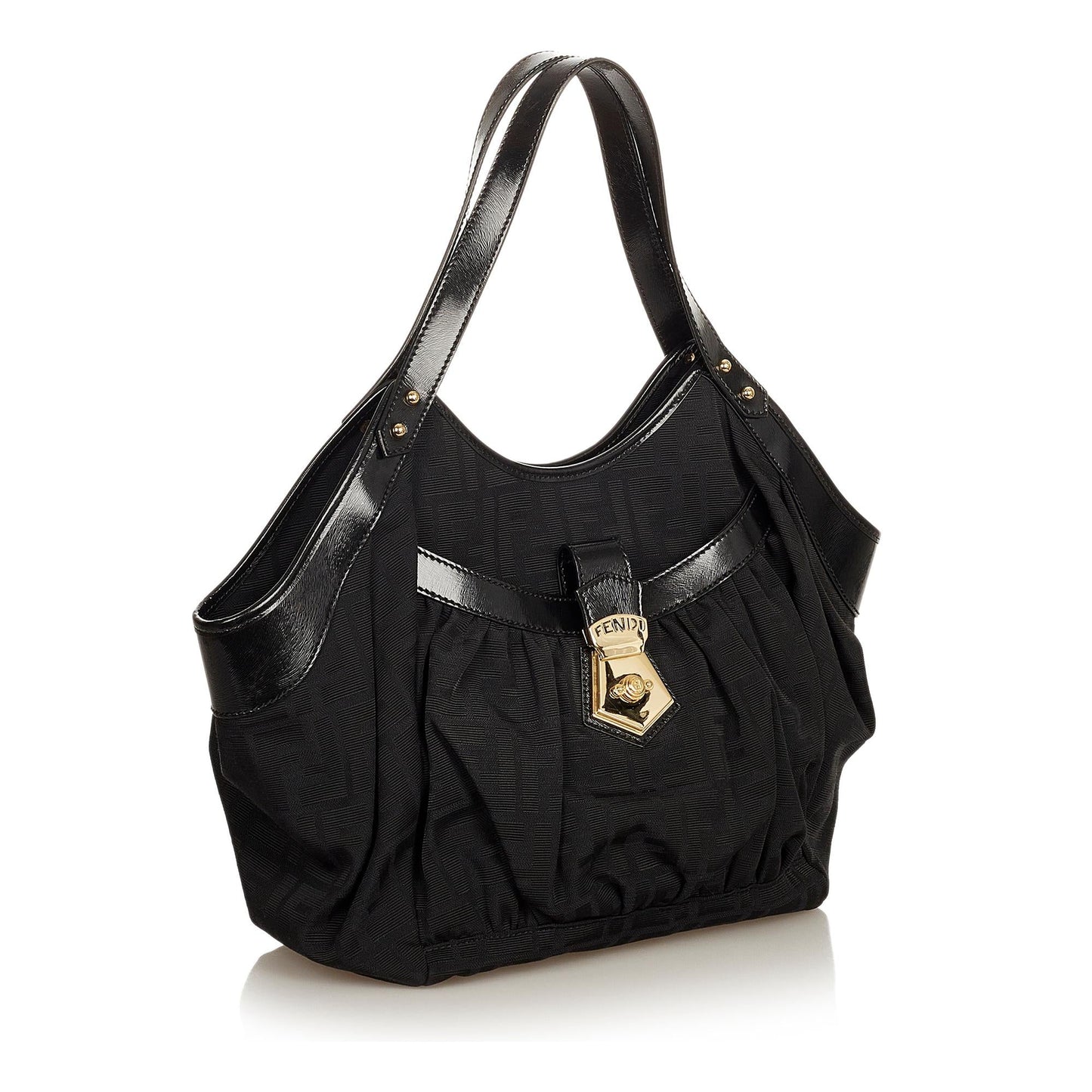 Fendi Zucca Shoulder Bag Shg Canvas