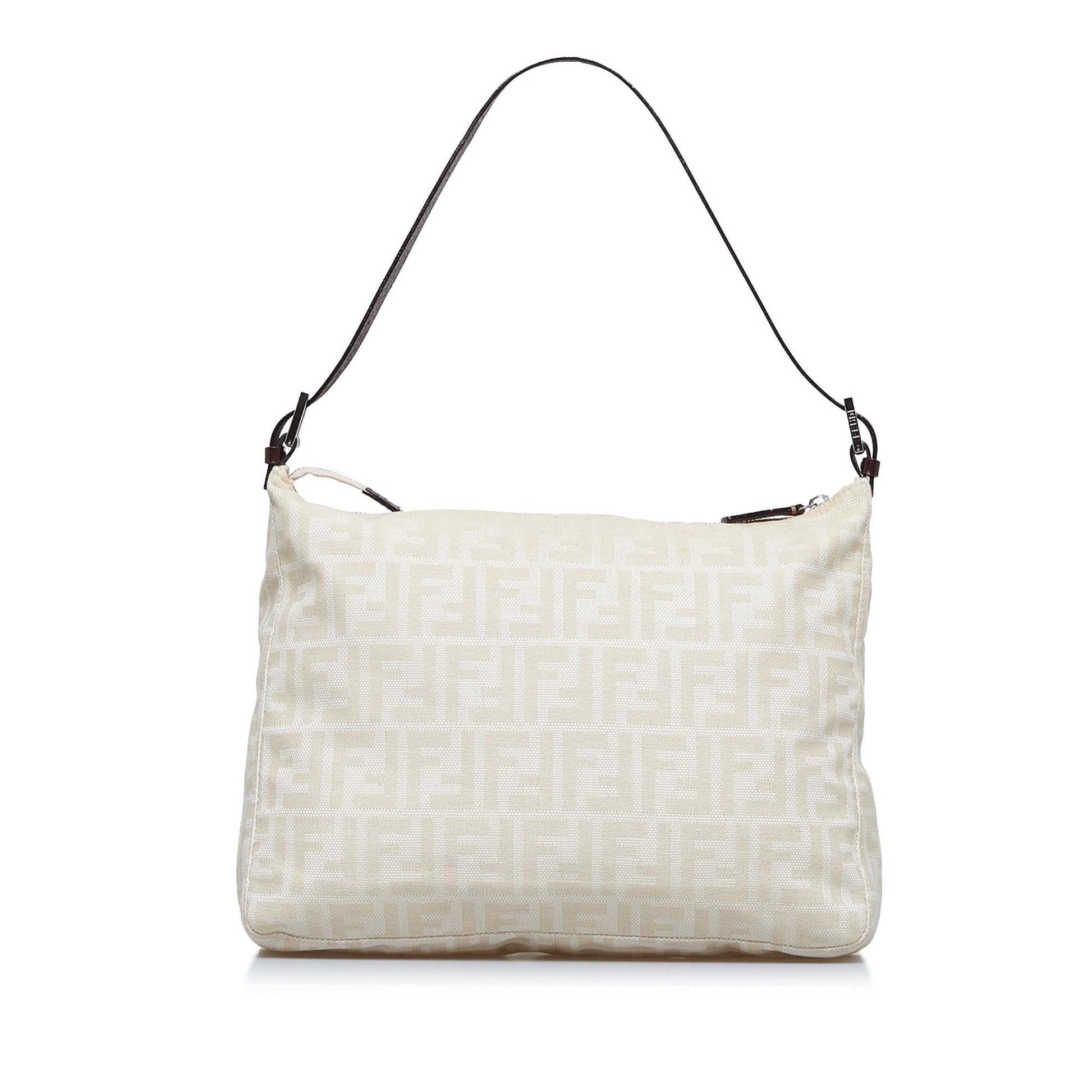 Fendi Zucca Shoulder Bag Shg Pqehok Canvas