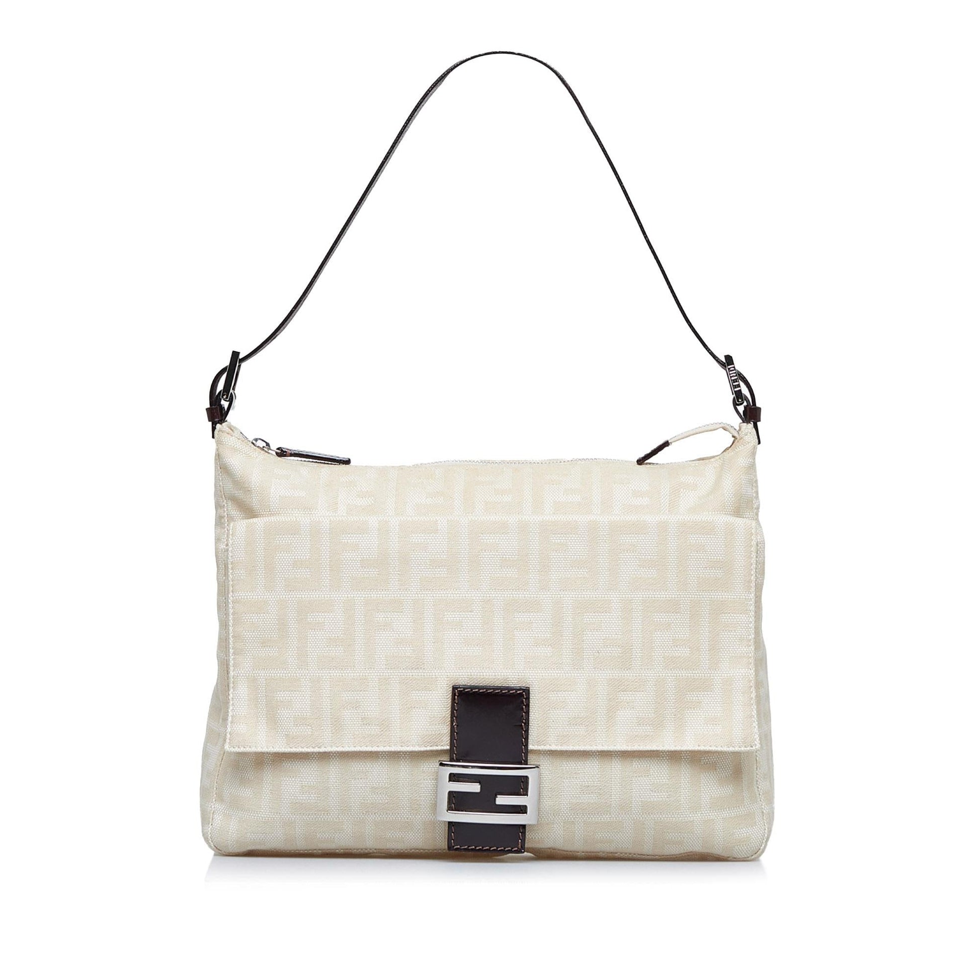 Fendi Zucca Shoulder Bag Shg Pqehok Canvas