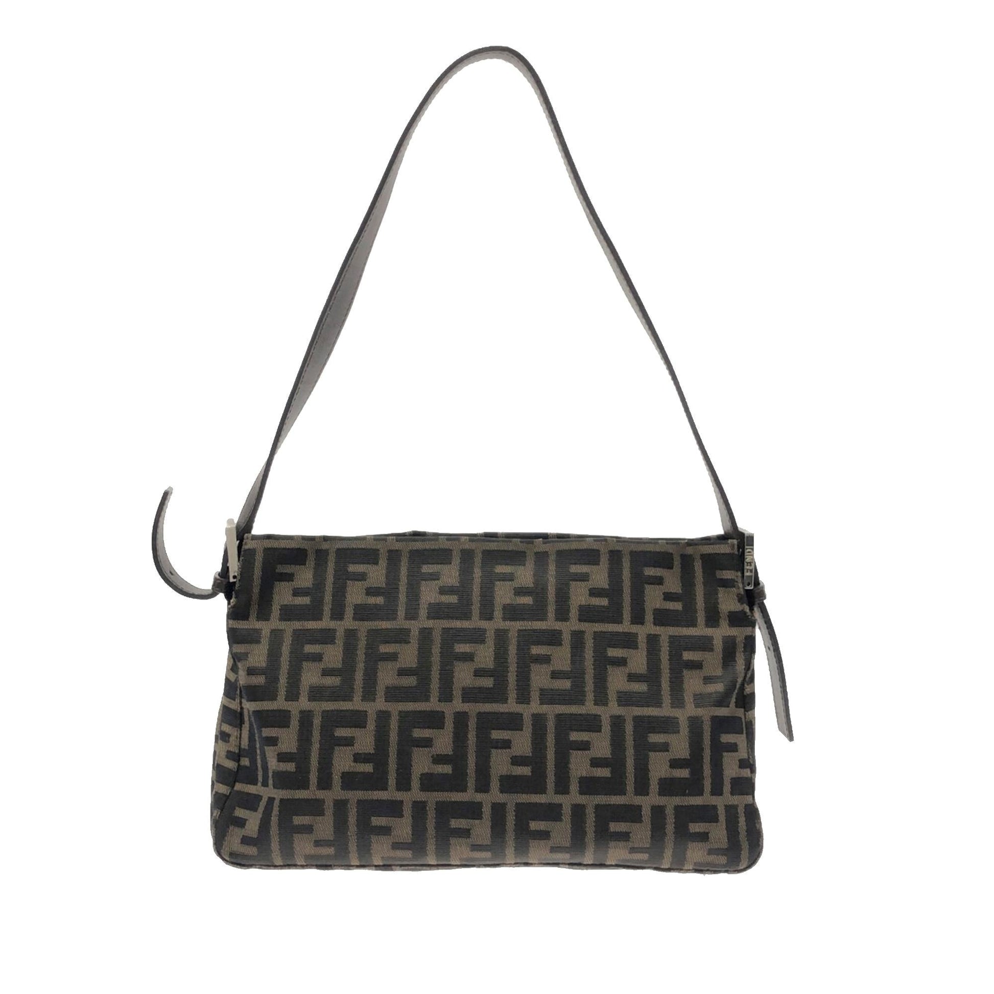Fendi Zucca Shoulder Bag Shg Fodljp Canvas