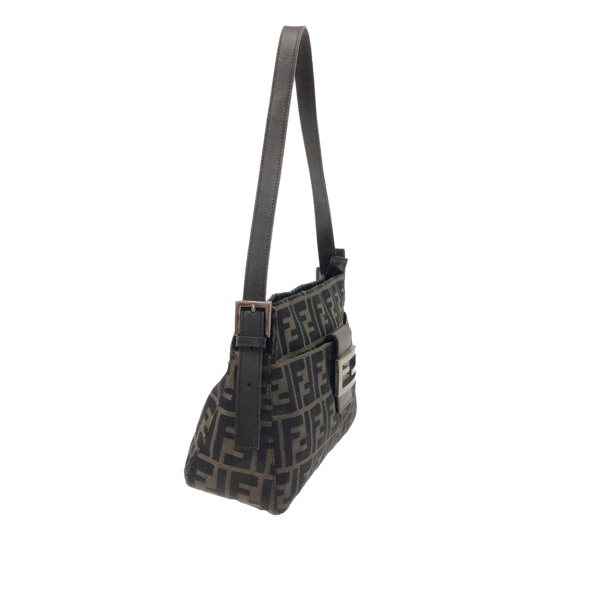 Fendi Zucca Shoulder Bag Shg Fodljp Canvas