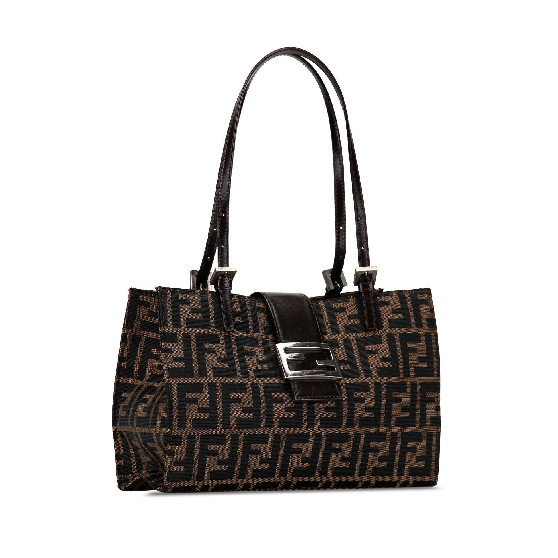 Fendi Zucca Shoulder Bag Shg Gvok0H Canvas