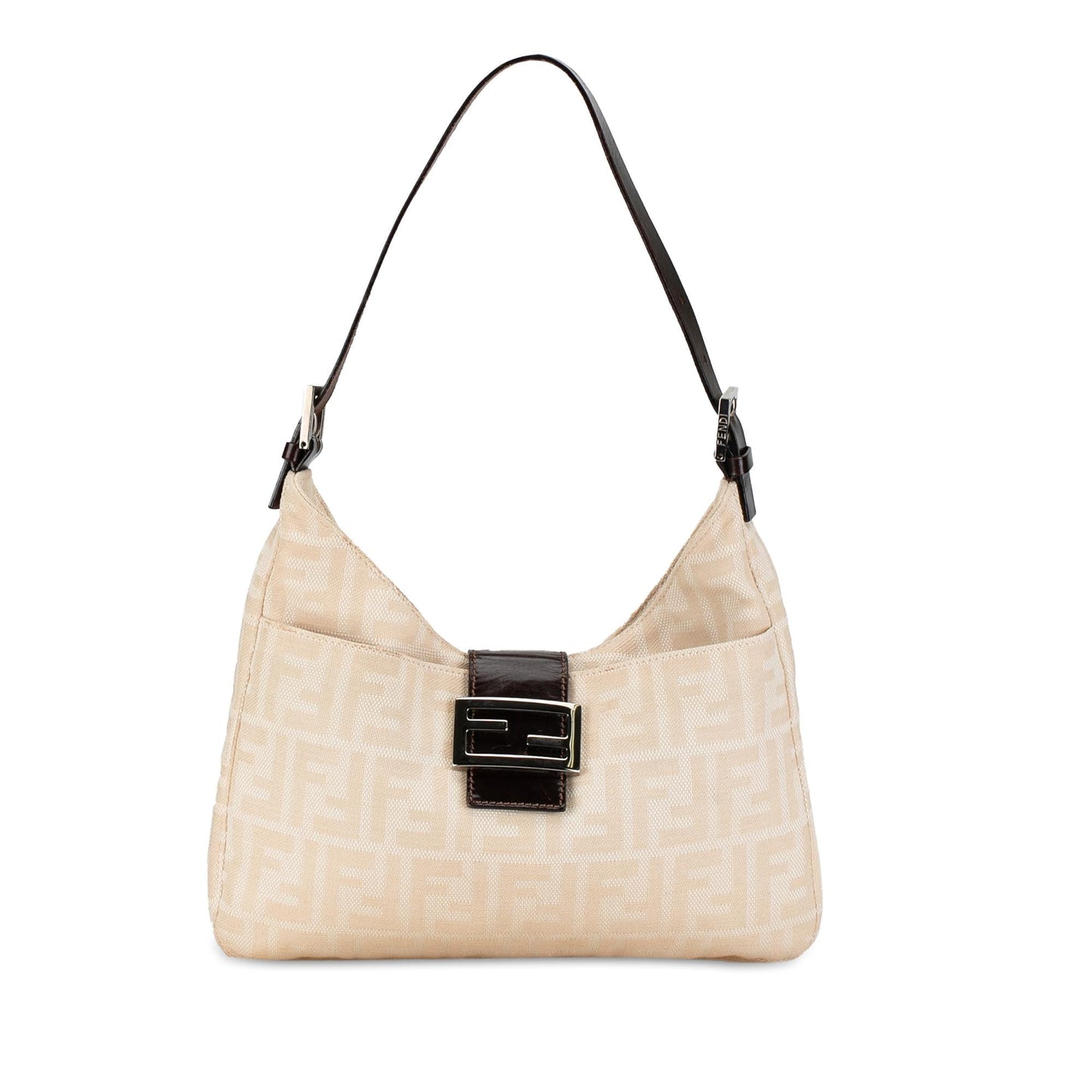 Fendi Zucca Shoulder Bag Shg Fcmqey Canvas