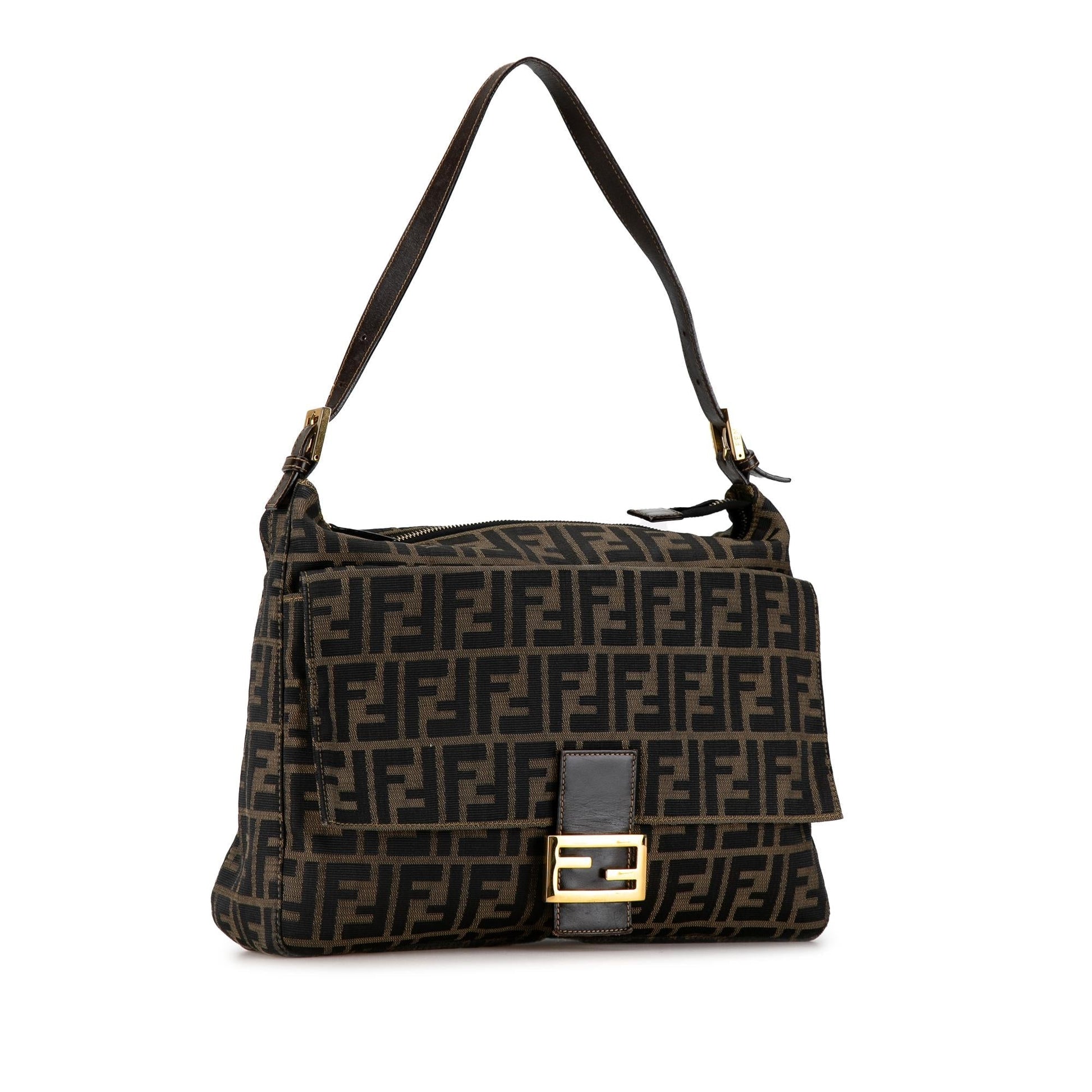 Fendi Zucca Shoulder Bag Shg Si6Emc Canvas