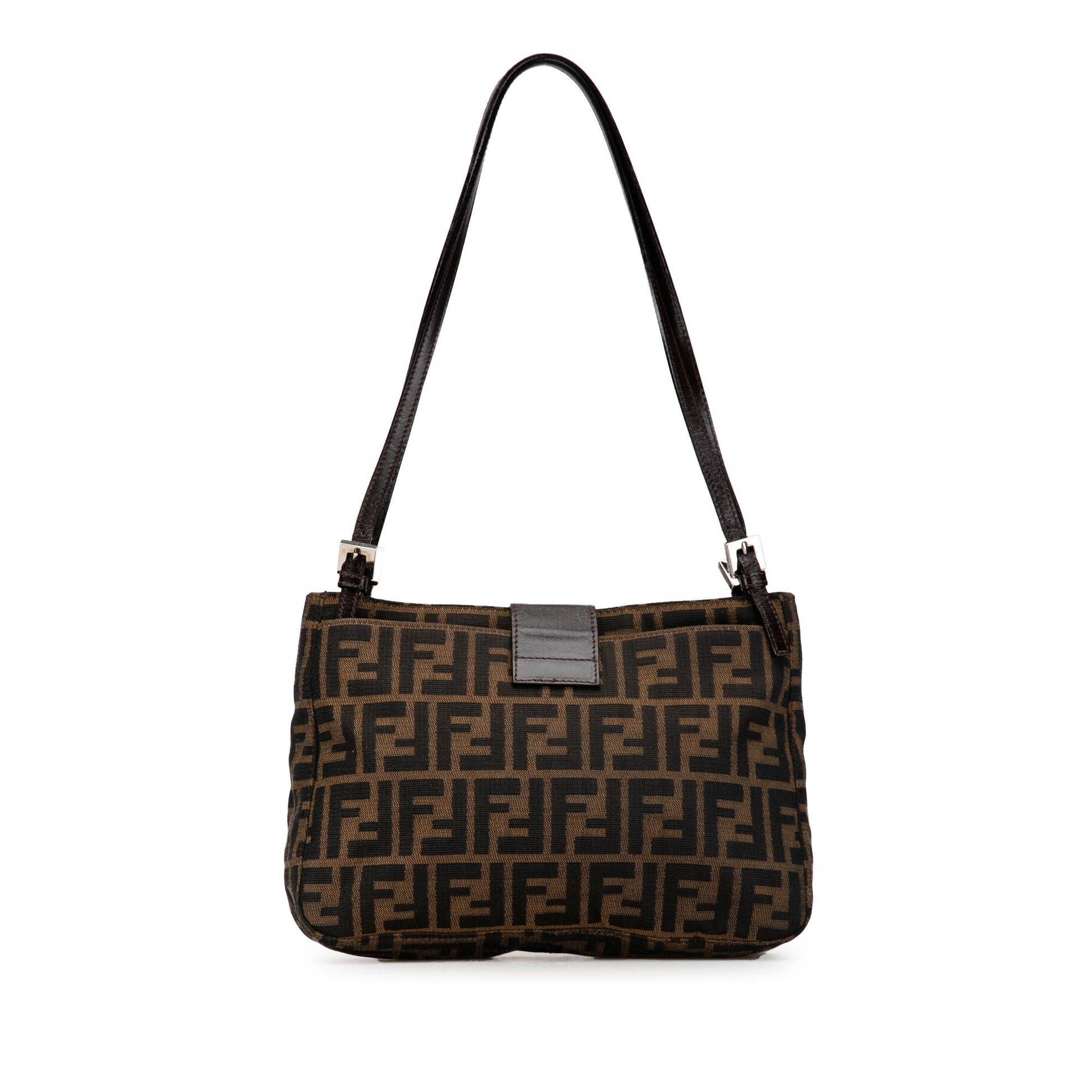 Fendi Zucca Shoulder Bag Shg Sirqbs Canvas