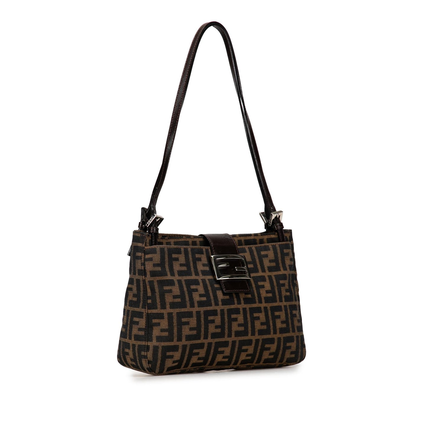 Fendi Zucca Shoulder Bag Shg Sirqbs Canvas
