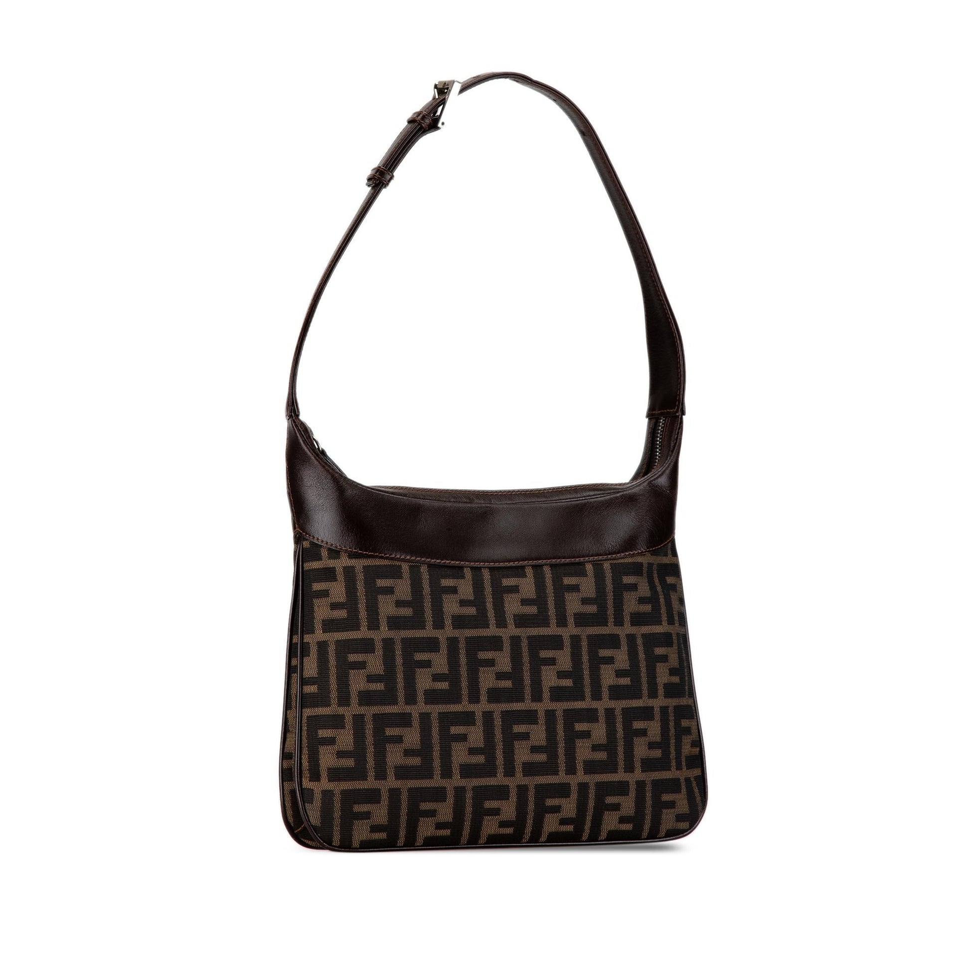 Fendi Zucca Shoulder Bag Shg Qsxvz4 Canvas