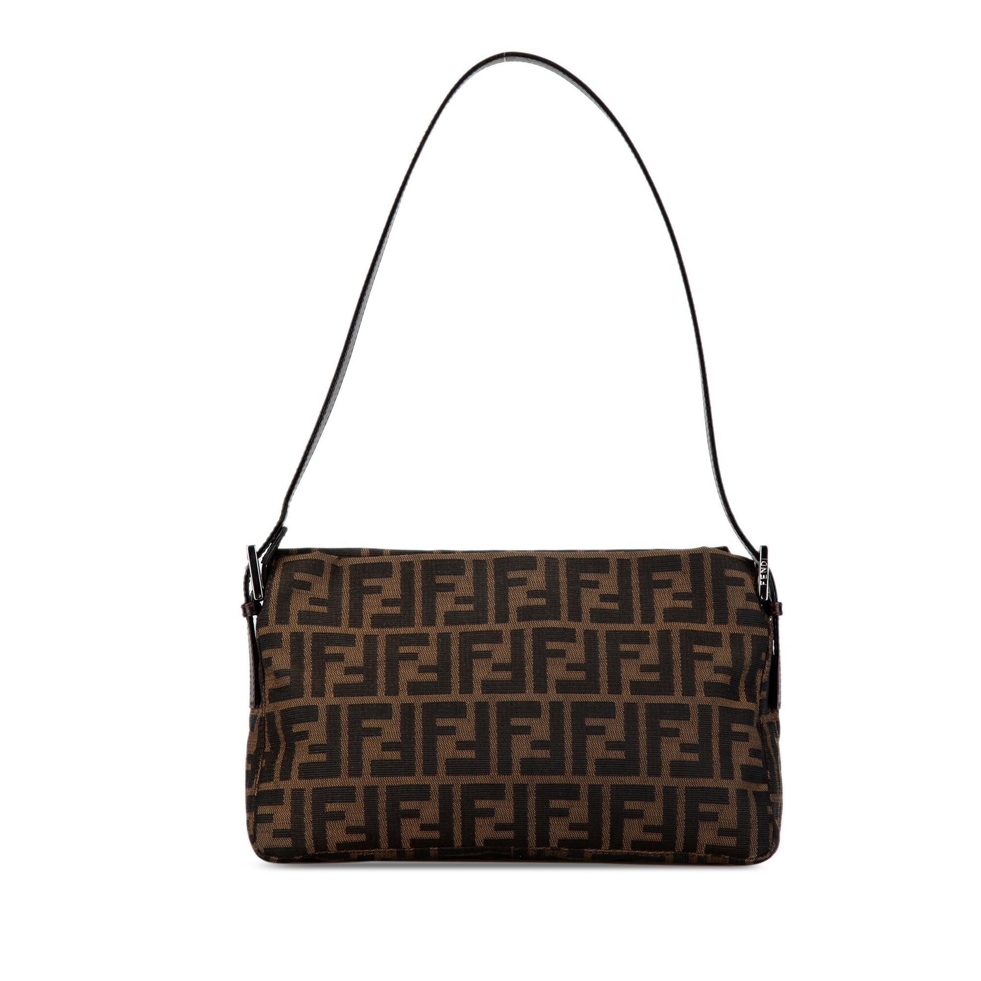 Fendi Zucca Shoulder Bag Shg 8Lpurv Canvas