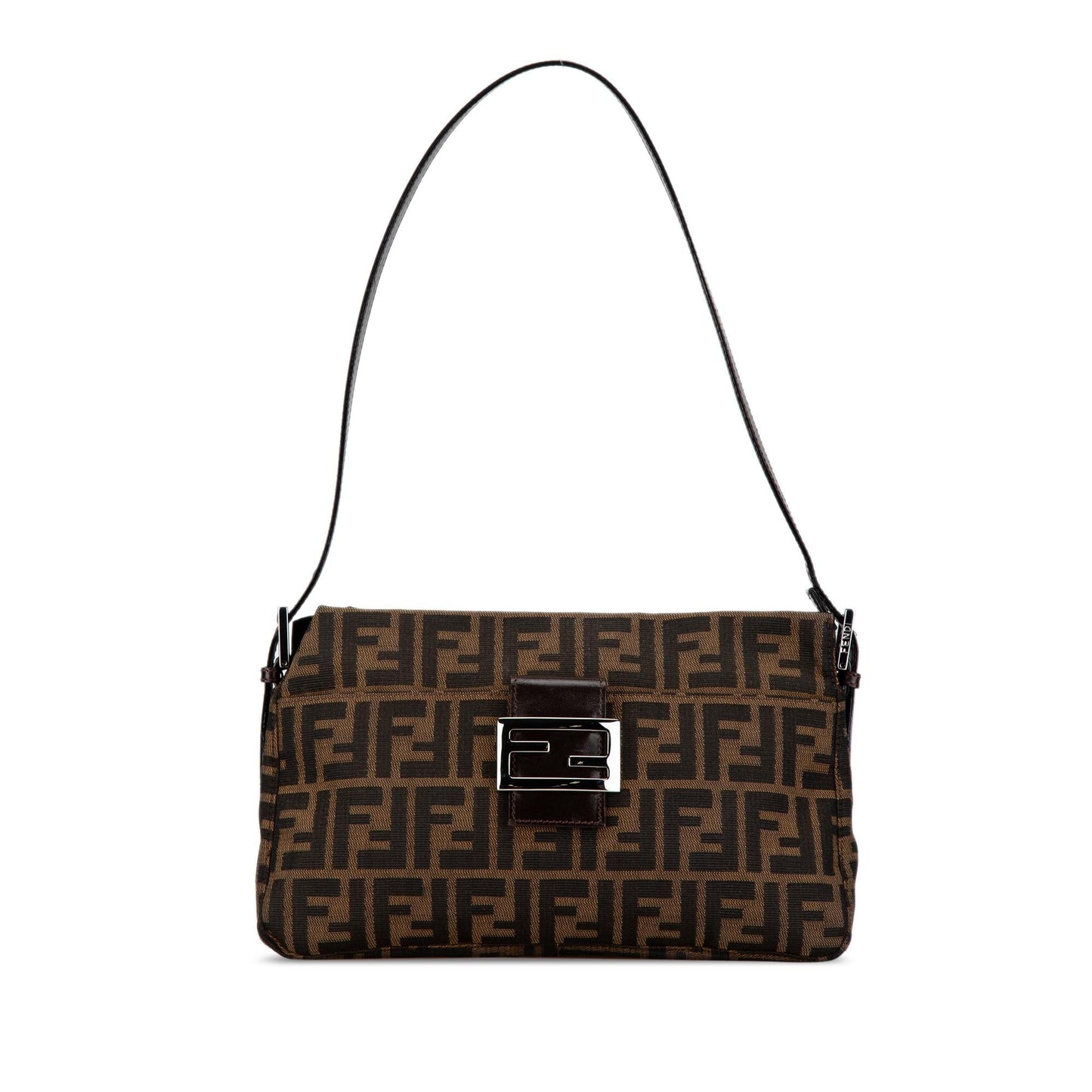 Fendi Zucca Shoulder Bag Shg 8Lpurv Canvas