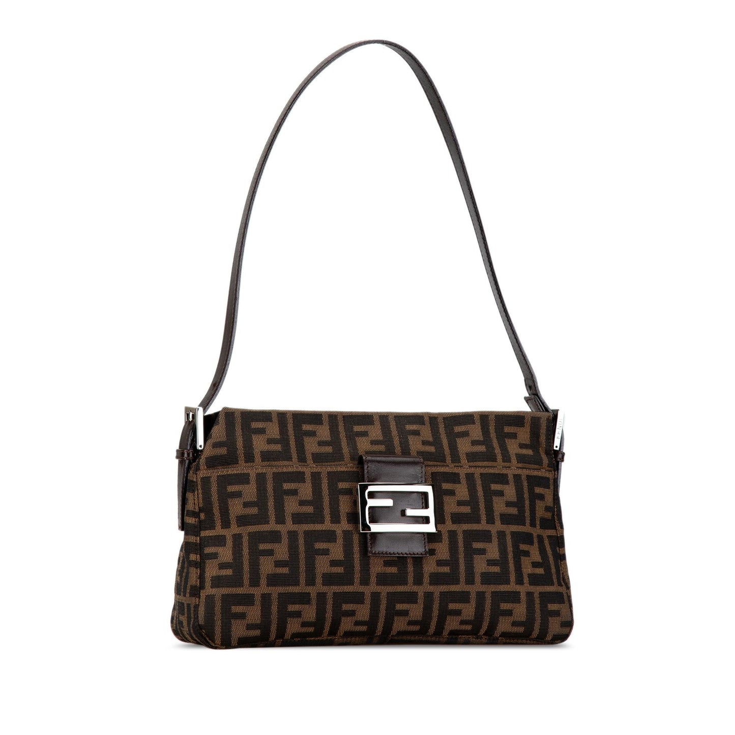 Fendi Zucca Shoulder Bag Shg 8Lpurv Canvas