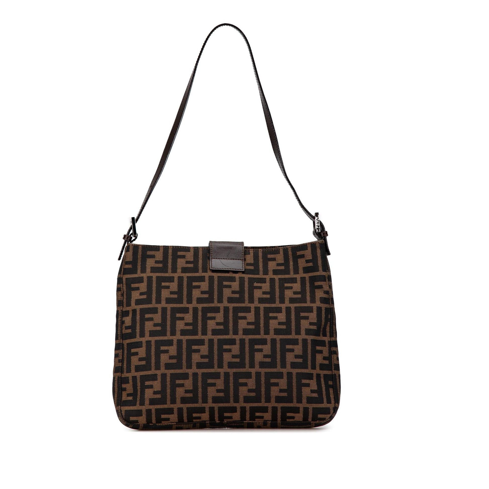 Fendi Zucca Shoulder Bag Shg Brahlw Canvas