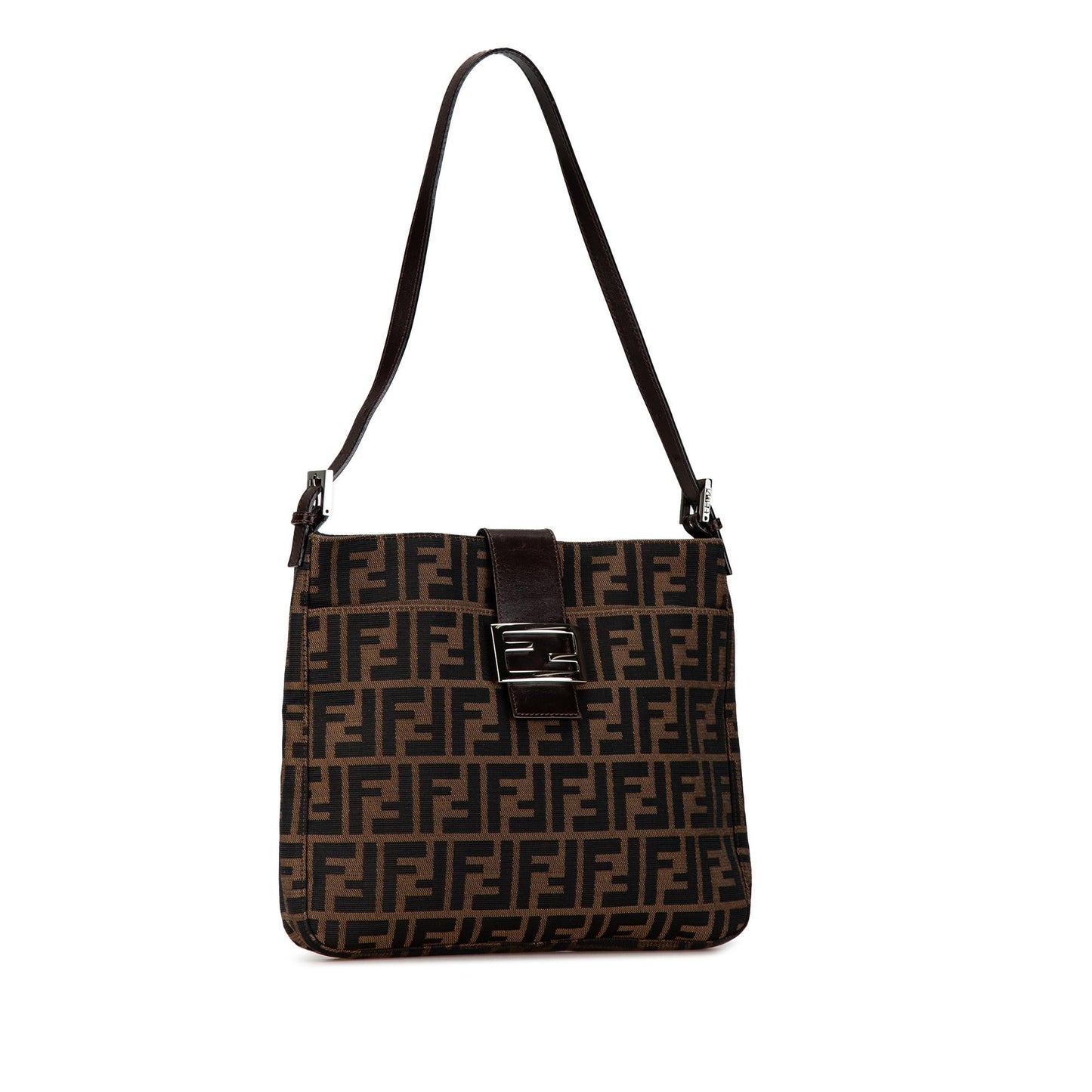 Fendi Zucca Shoulder Bag Shg Brahlw Canvas