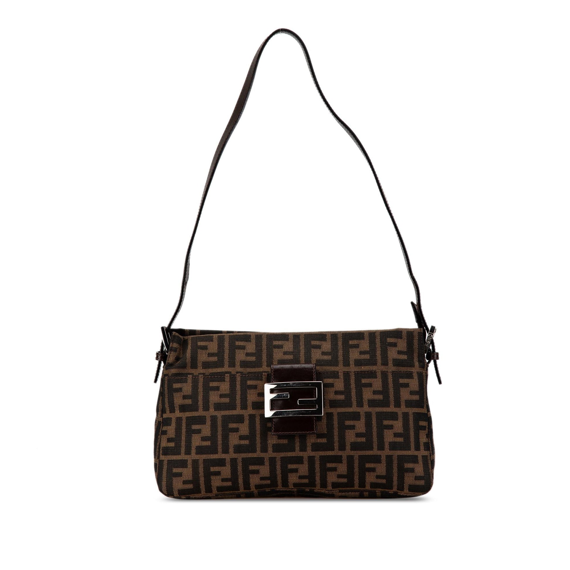 Fendi Zucca Shoulder Bag Shg 7Qcrun Canvas