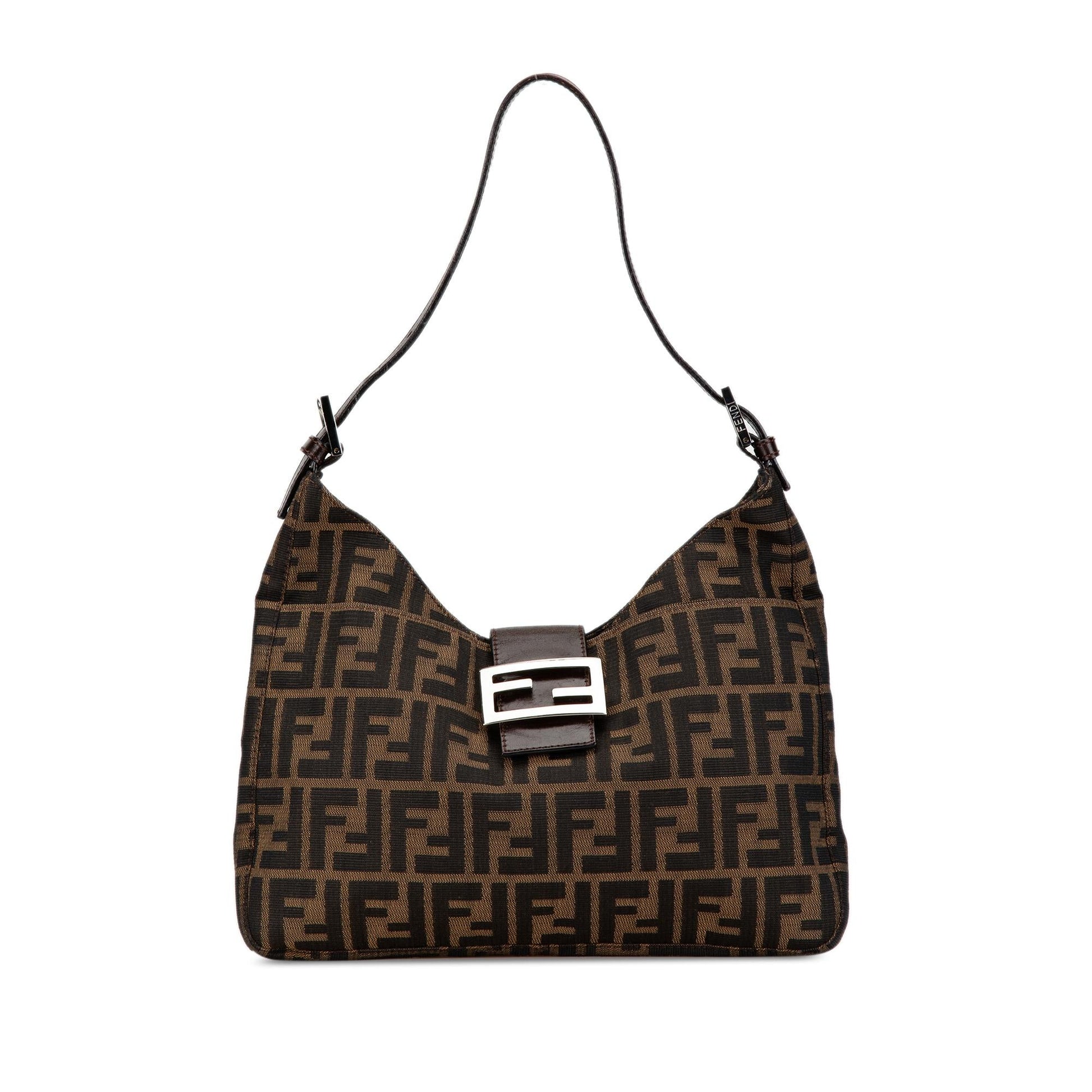 Fendi Zucca Shoulder Bag Shg E19Xfd Canvas