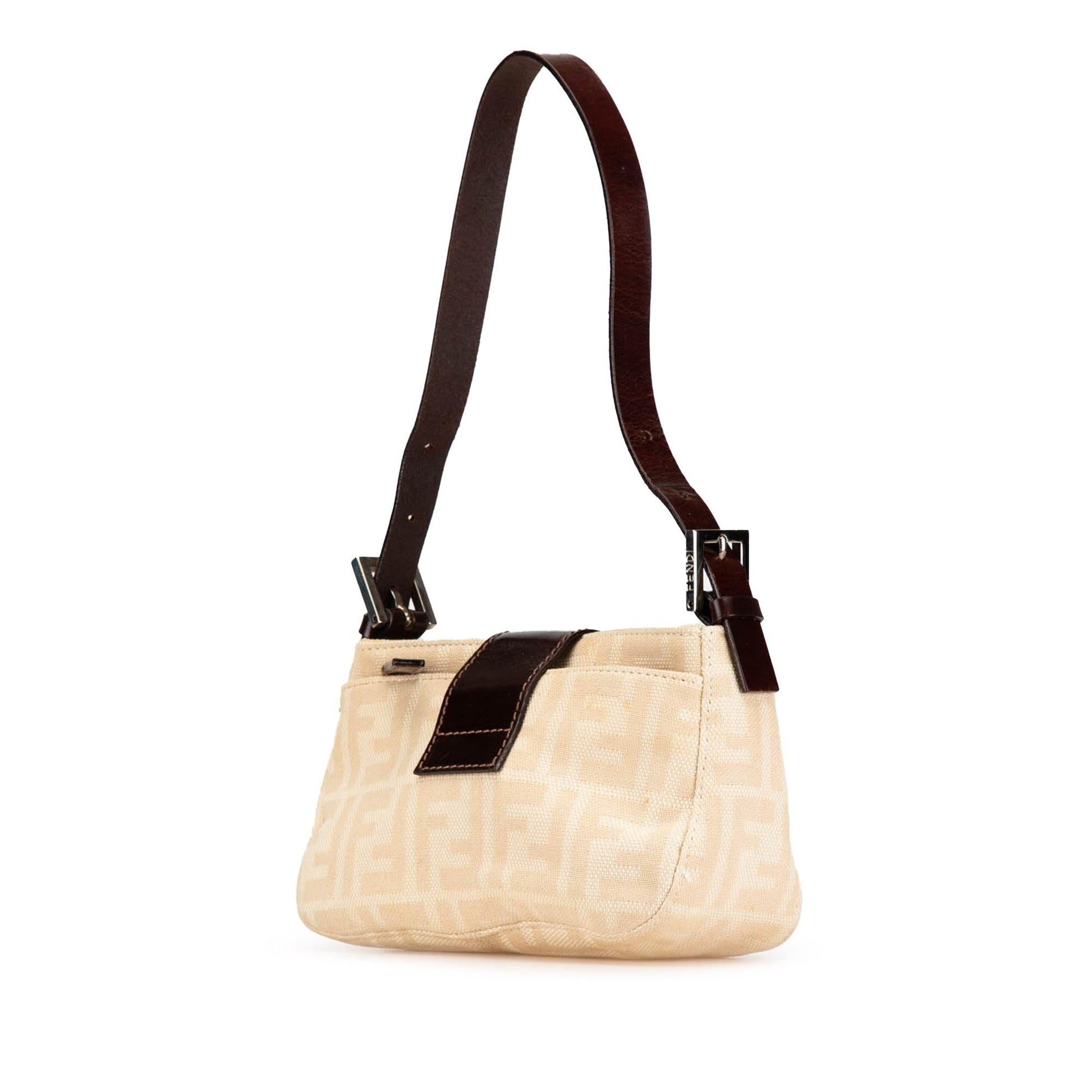Fendi Zucca Shoulder Bag Shg Clmdjy Canvas