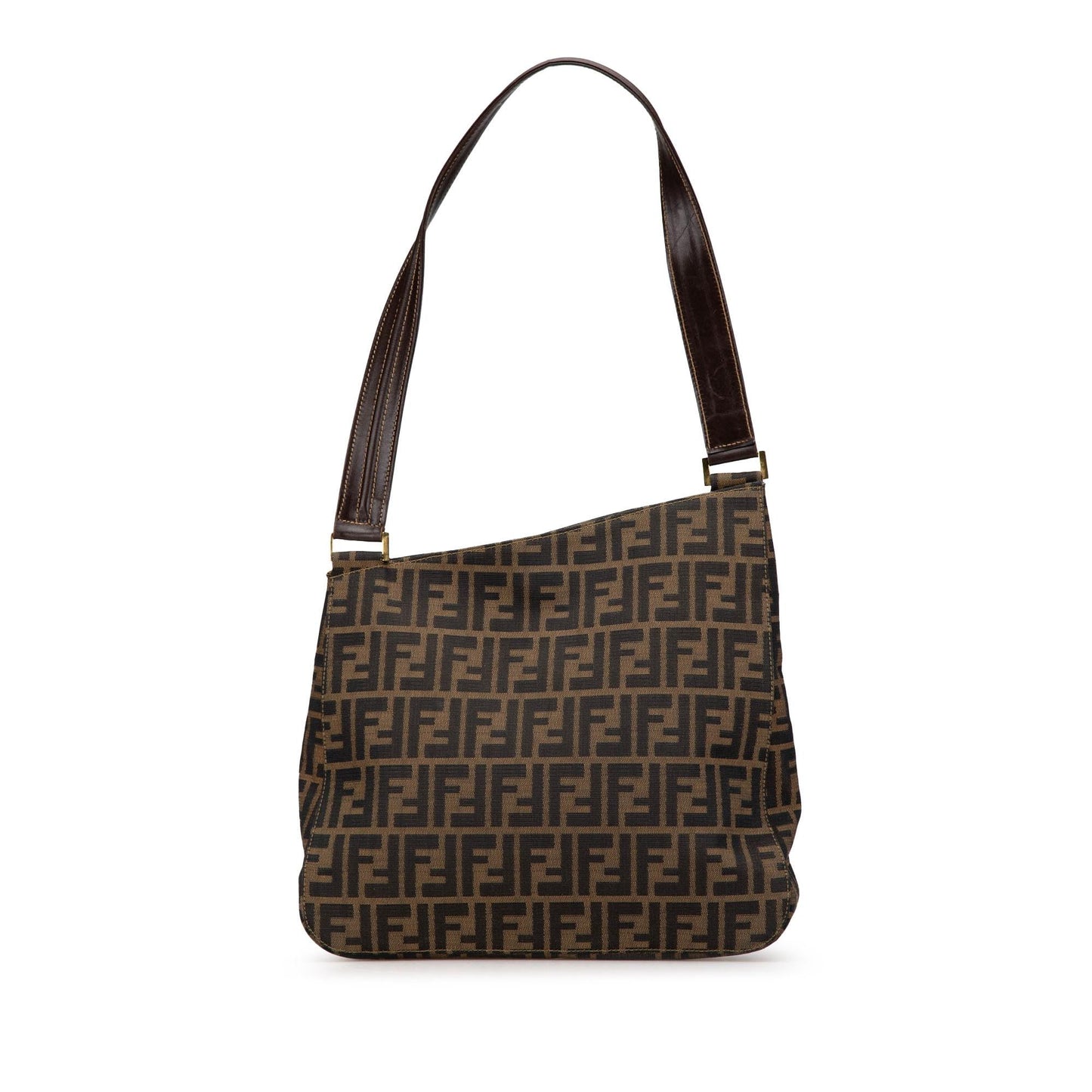 Fendi Zucca Shoulder Bag Canvas Bag Shg Yowrmc