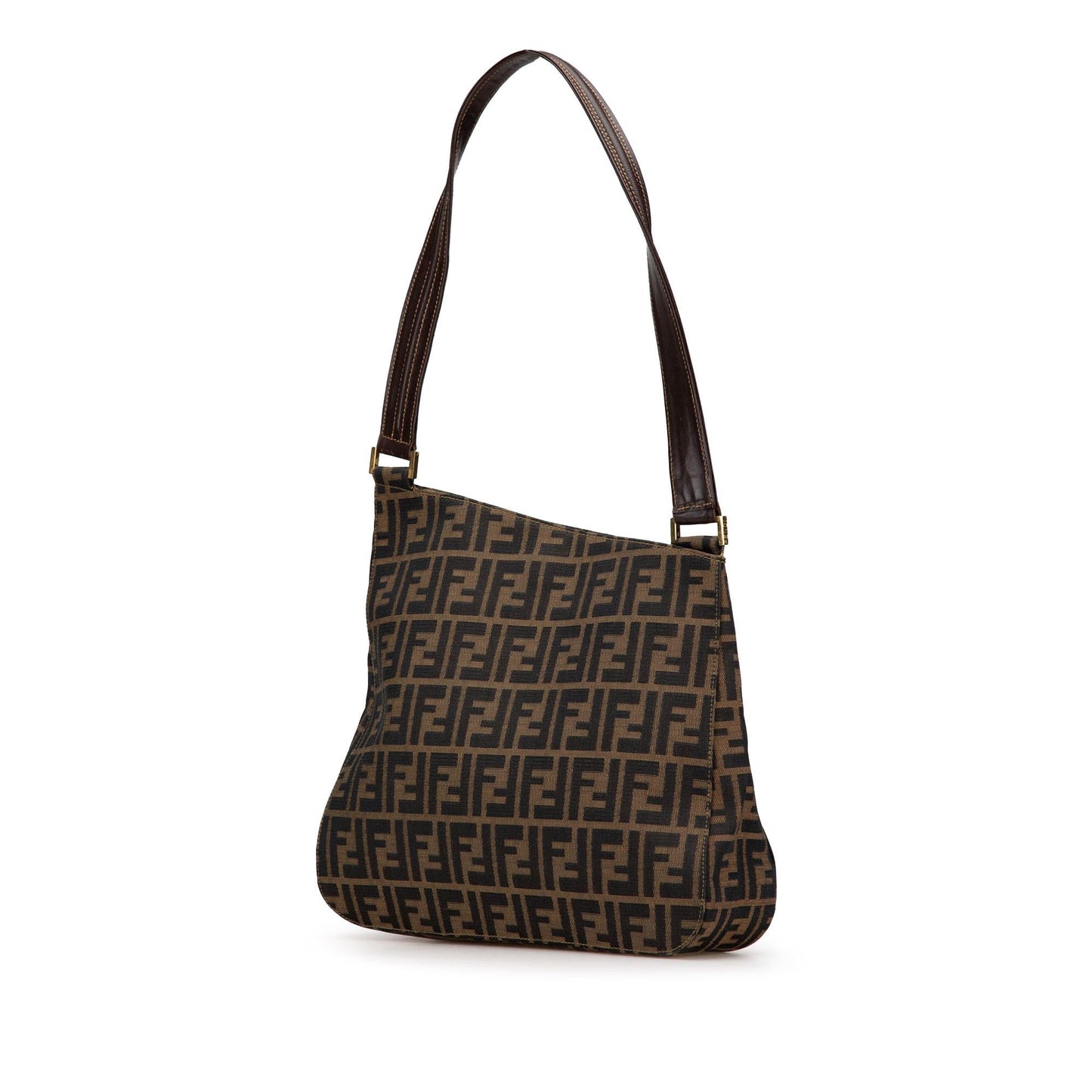Fendi Zucca Shoulder Bag Canvas Bag Shg Yowrmc