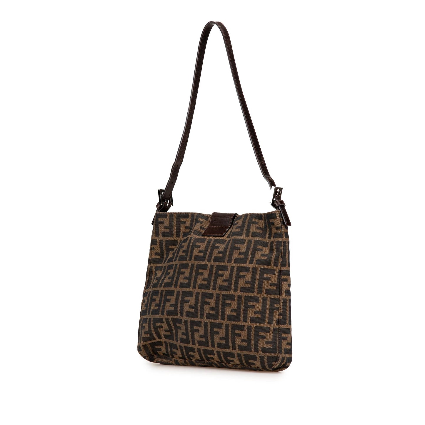 Fendi Zucca Shoulder Bag Canvas Shoulder Bag 4