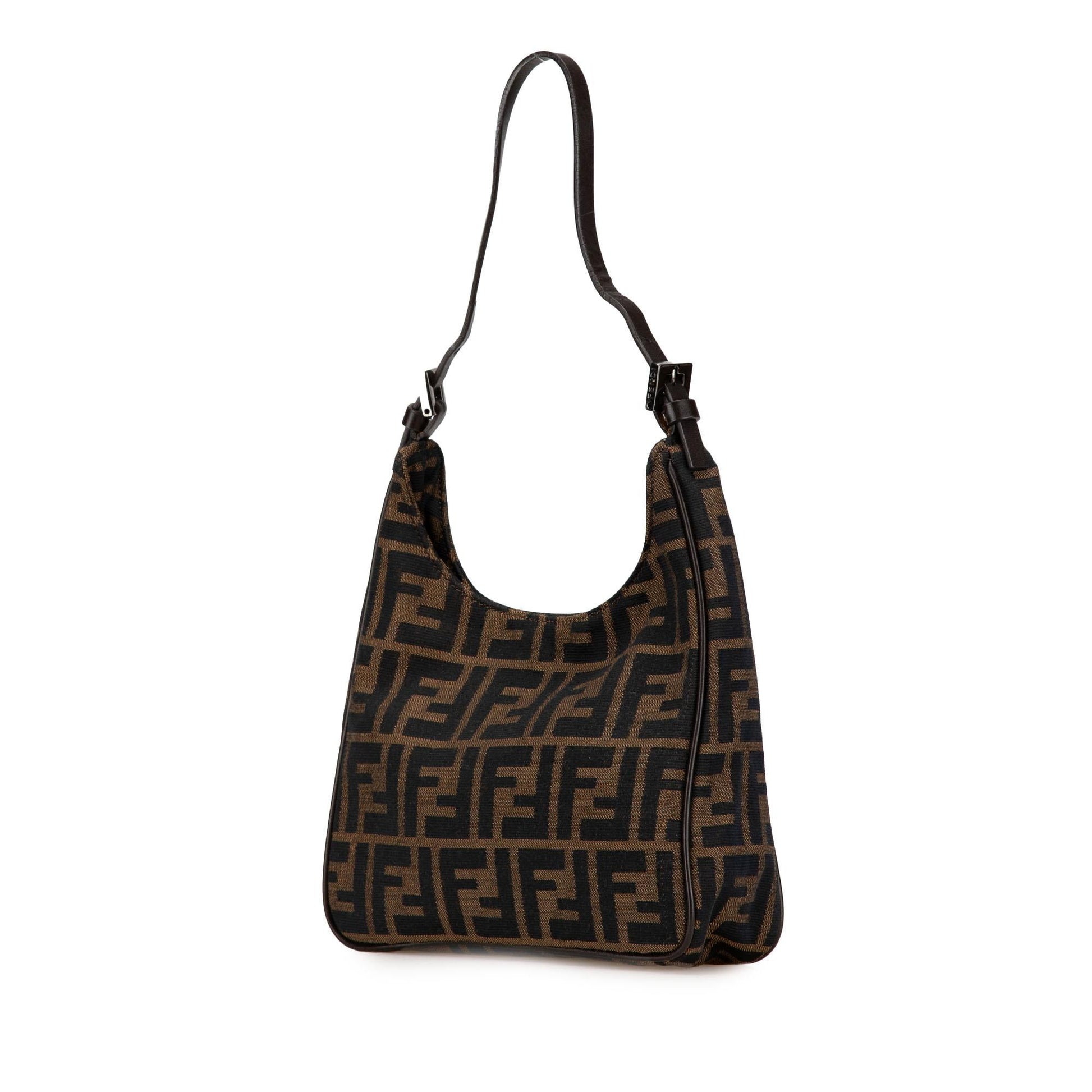 Fendi Zucca Shoulder Bag Canvas Shoulder Bag 8