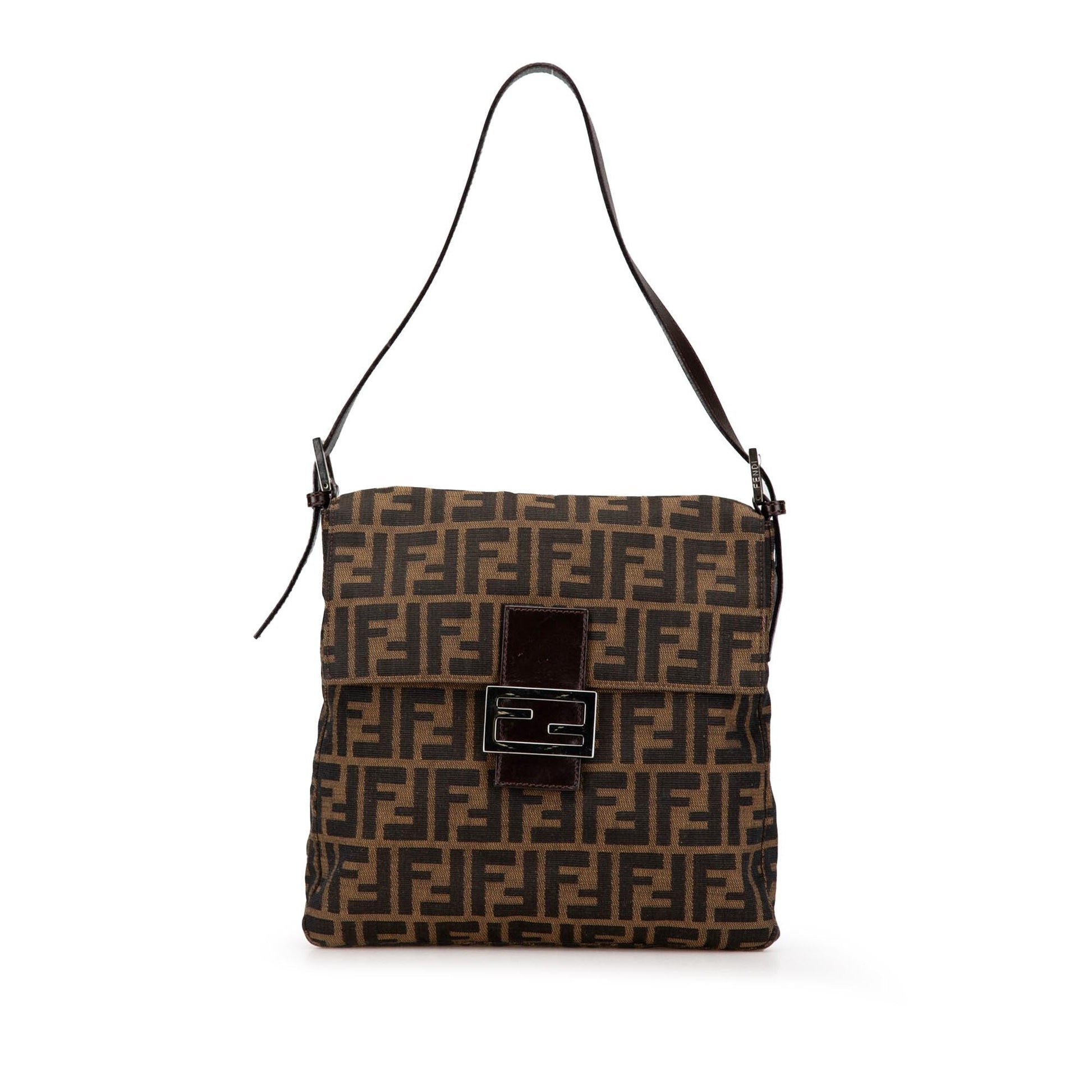 Fendi Zucca Shoulder Bag Canvas Shoulder Bag 6