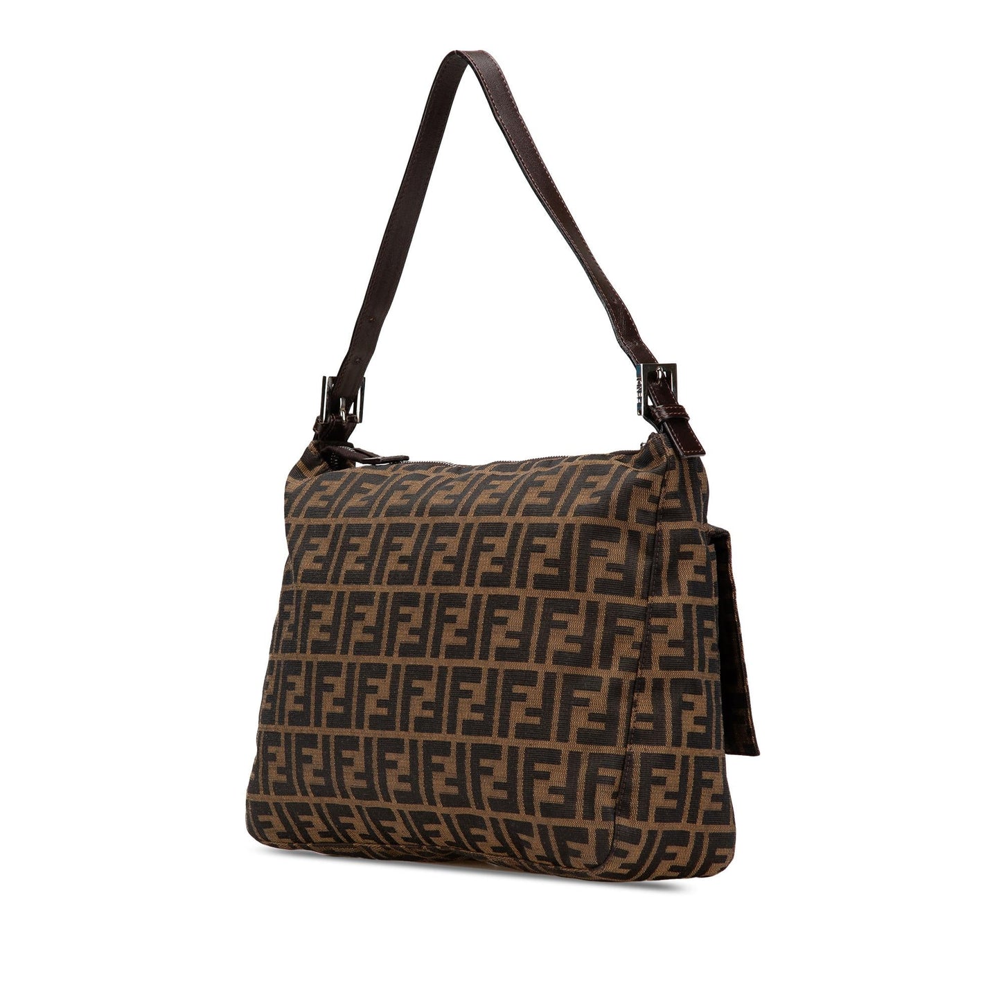 Fendi Zucca Shoulder Bag Canvas Shoulder Bag 12