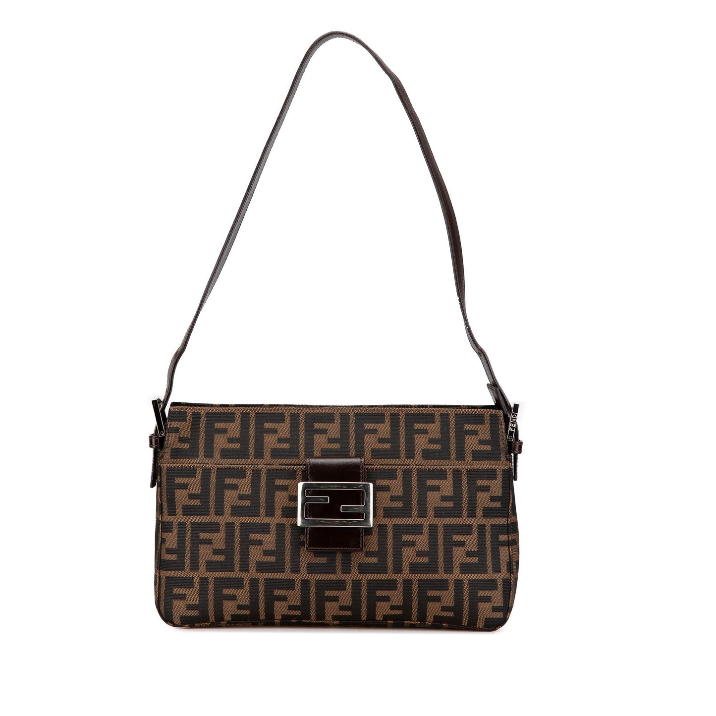 Fendi Zucca Shoulder Bag Canvas Shoulder Bag 14