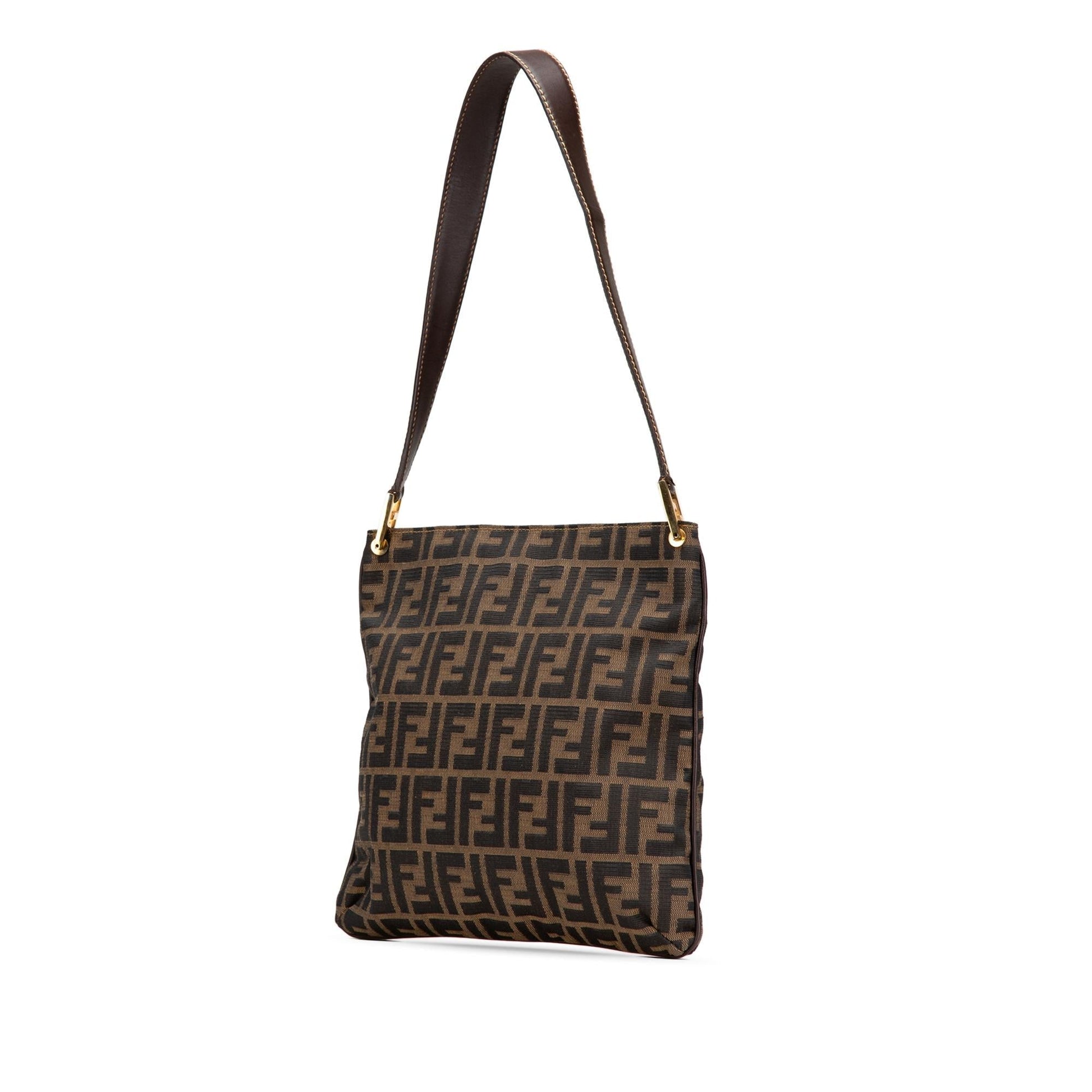 Fendi Zucca Shoulder Bag Canvas Shoulder Bag 18