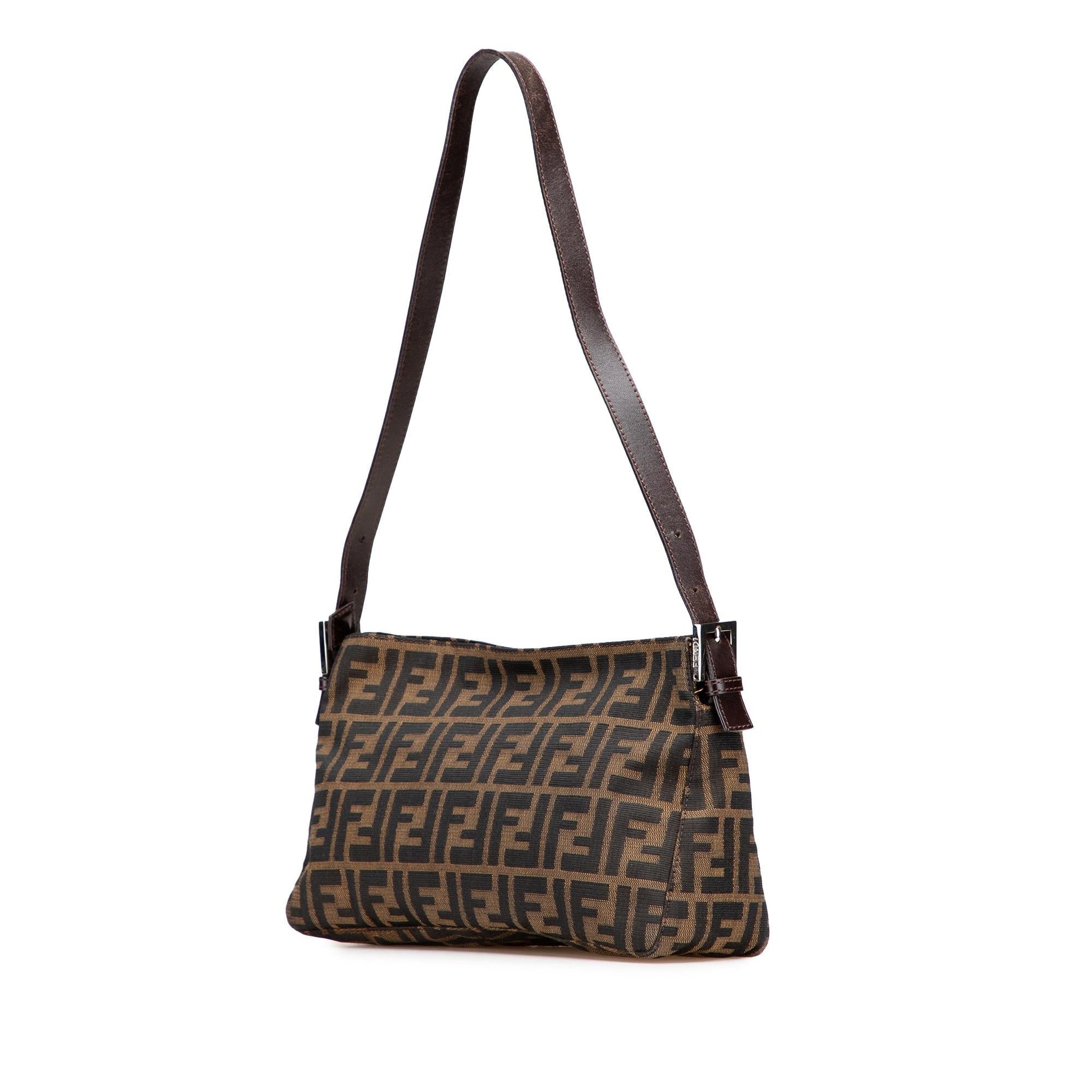 Fendi Zucca Shoulder Bag Canvas Shoulder Bag 22