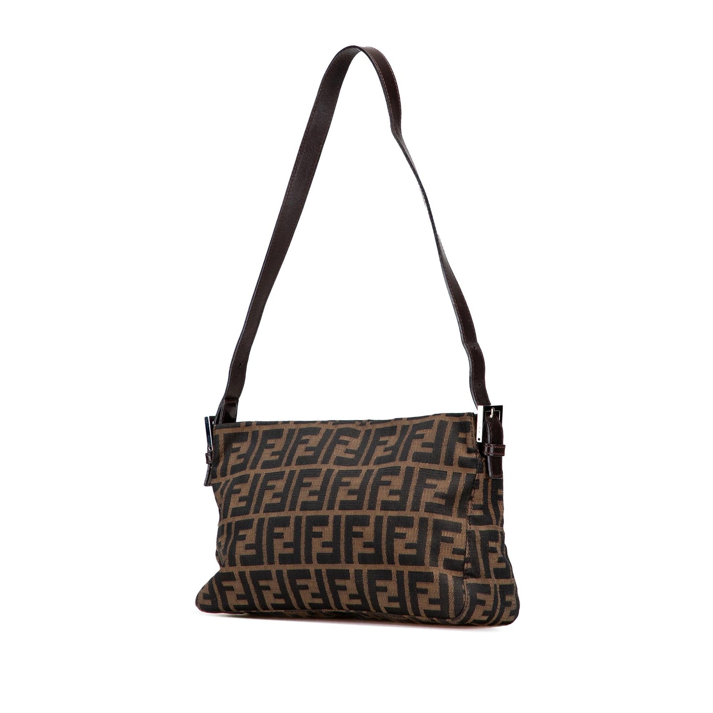 Fendi Zucca Shoulder Bag Canvas Shoulder Bag 25