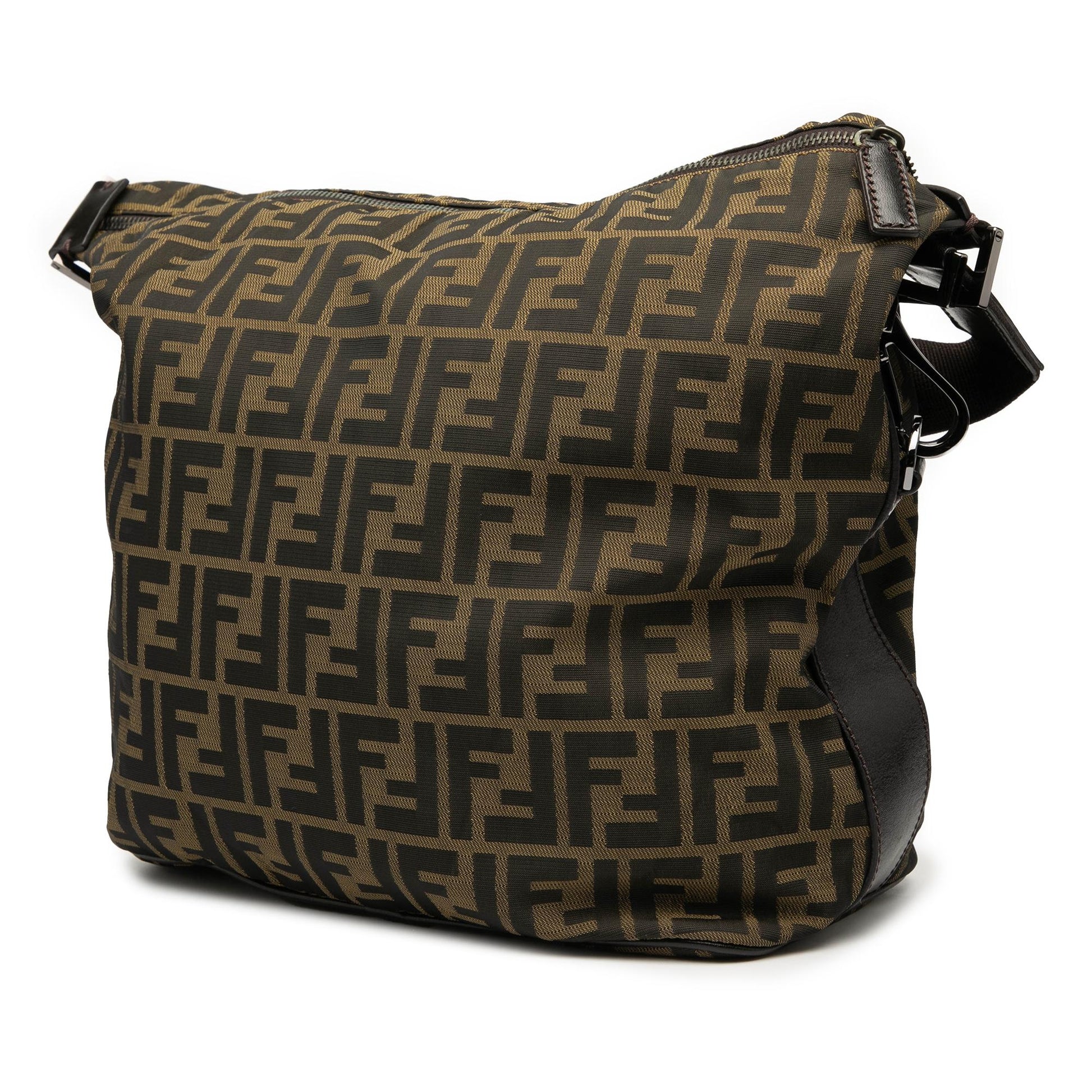 Fendi Zucca Shoulder Bag Canvas Shoulder Bag 34