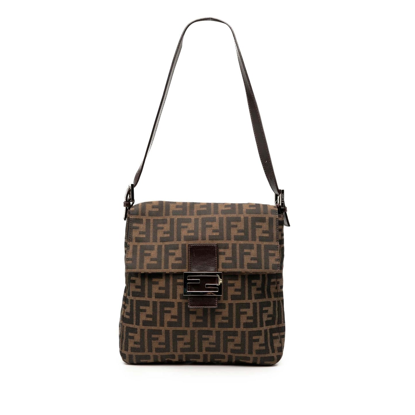 Fendi Zucca Shoulder Bag Canvas Shoulder Bag 35