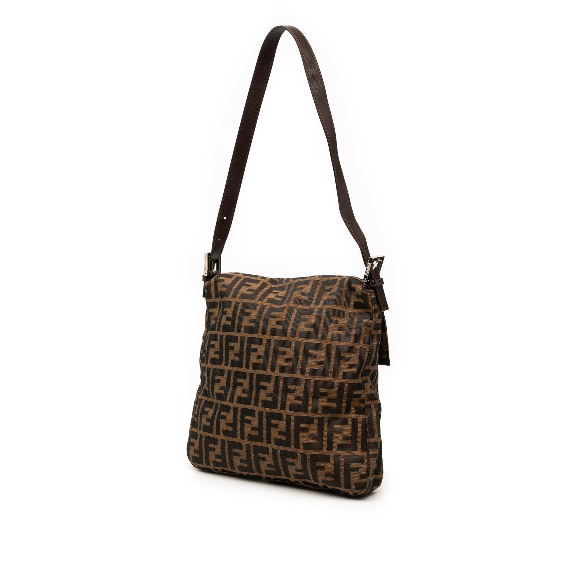 Fendi Zucca Shoulder Bag Canvas Shoulder Bag 38