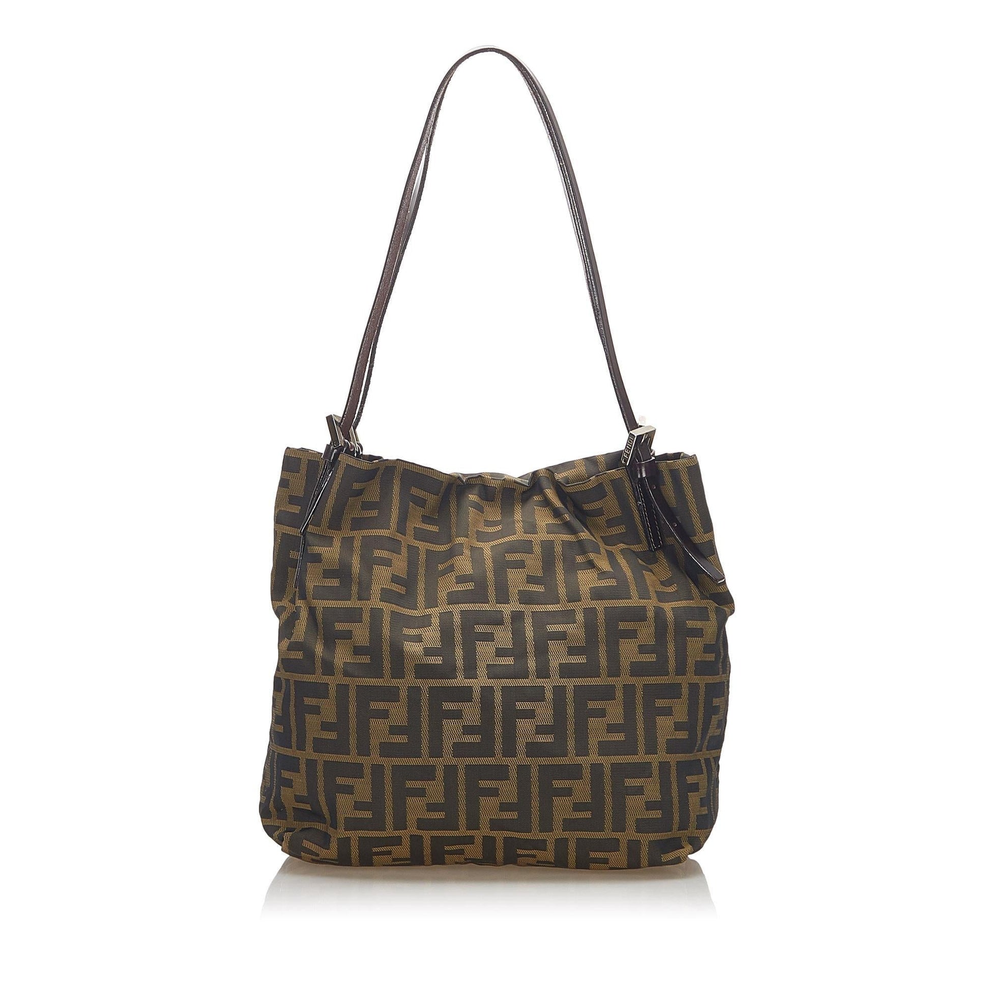 Fendi Zucca Tote Bag Shg Canvas Bag Shg 17407