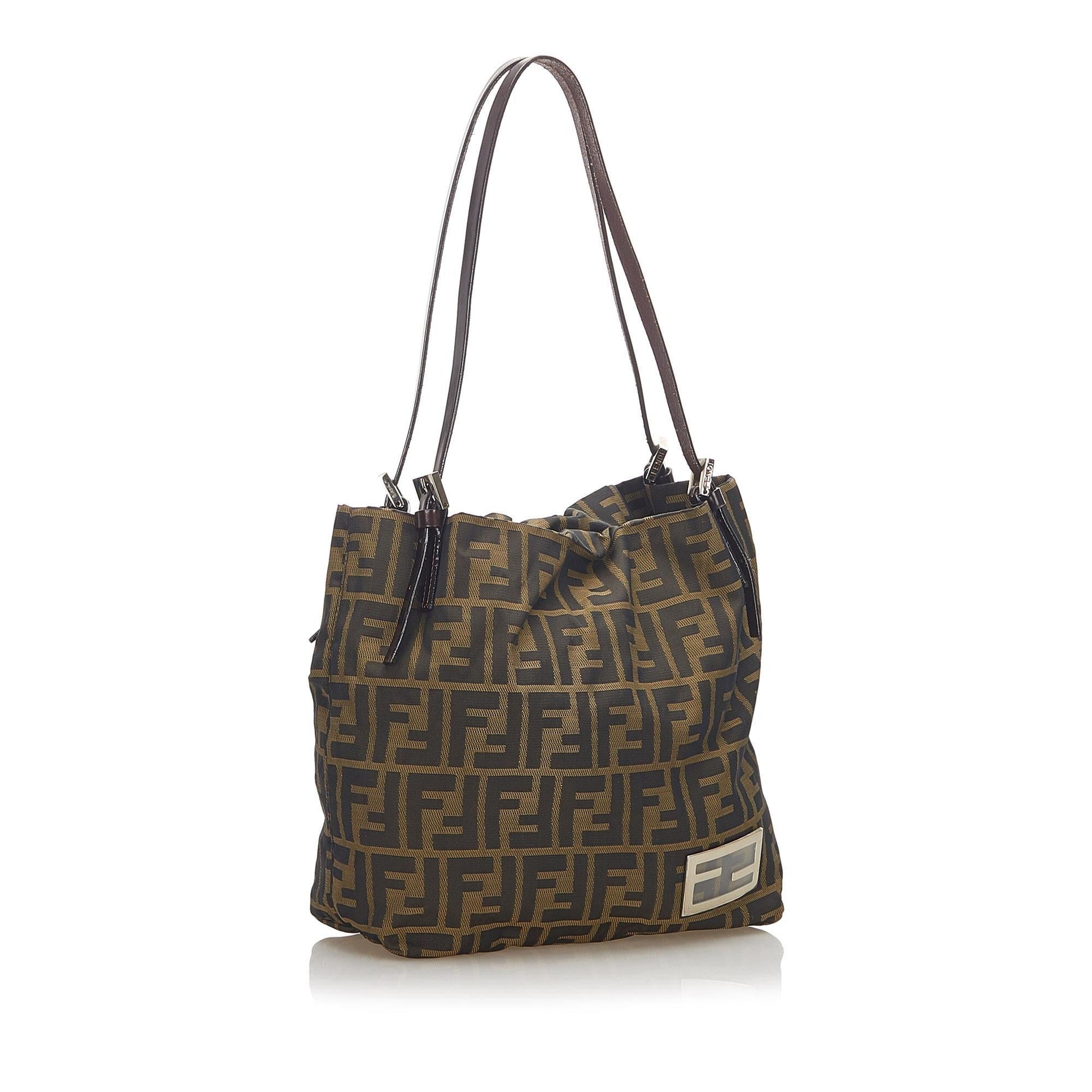 Fendi Zucca Tote Bag Shg Canvas Bag Shg 17407