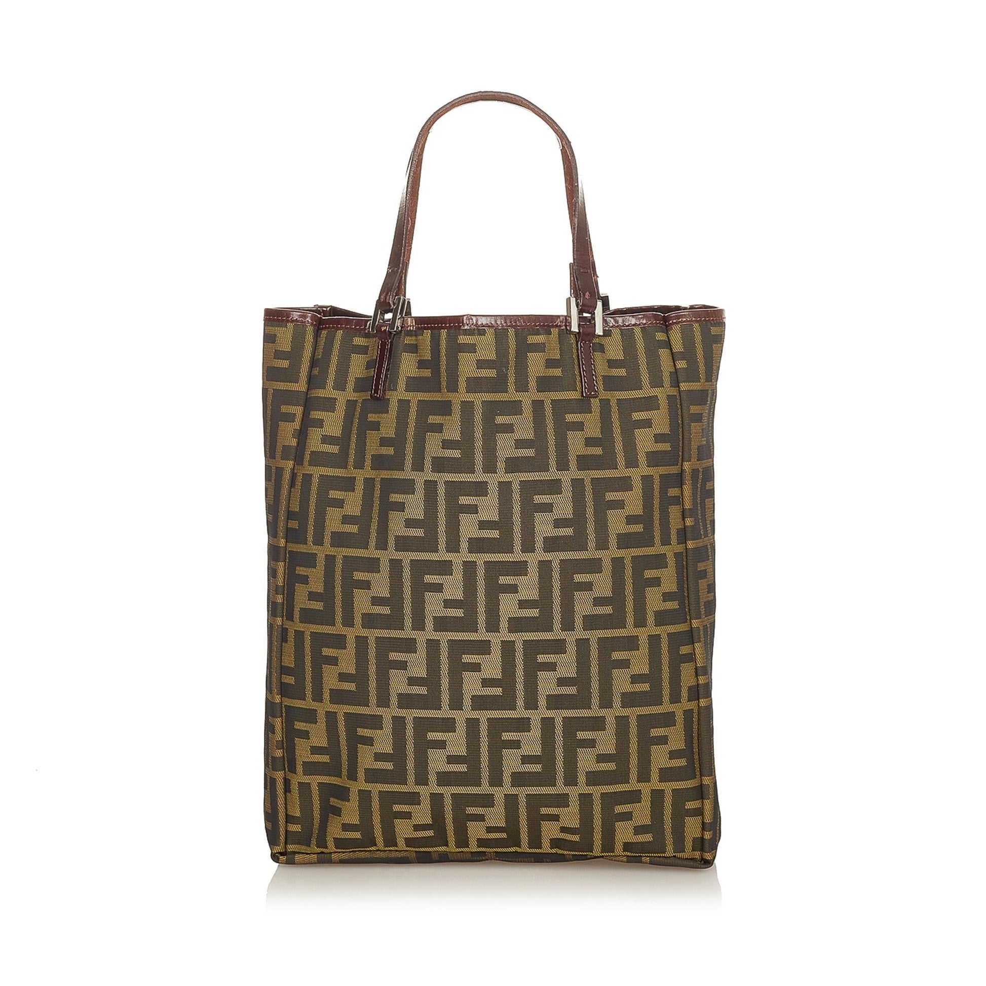 Fendi Zucca Tote Bag Shg Canvas Bag Shg 25005
