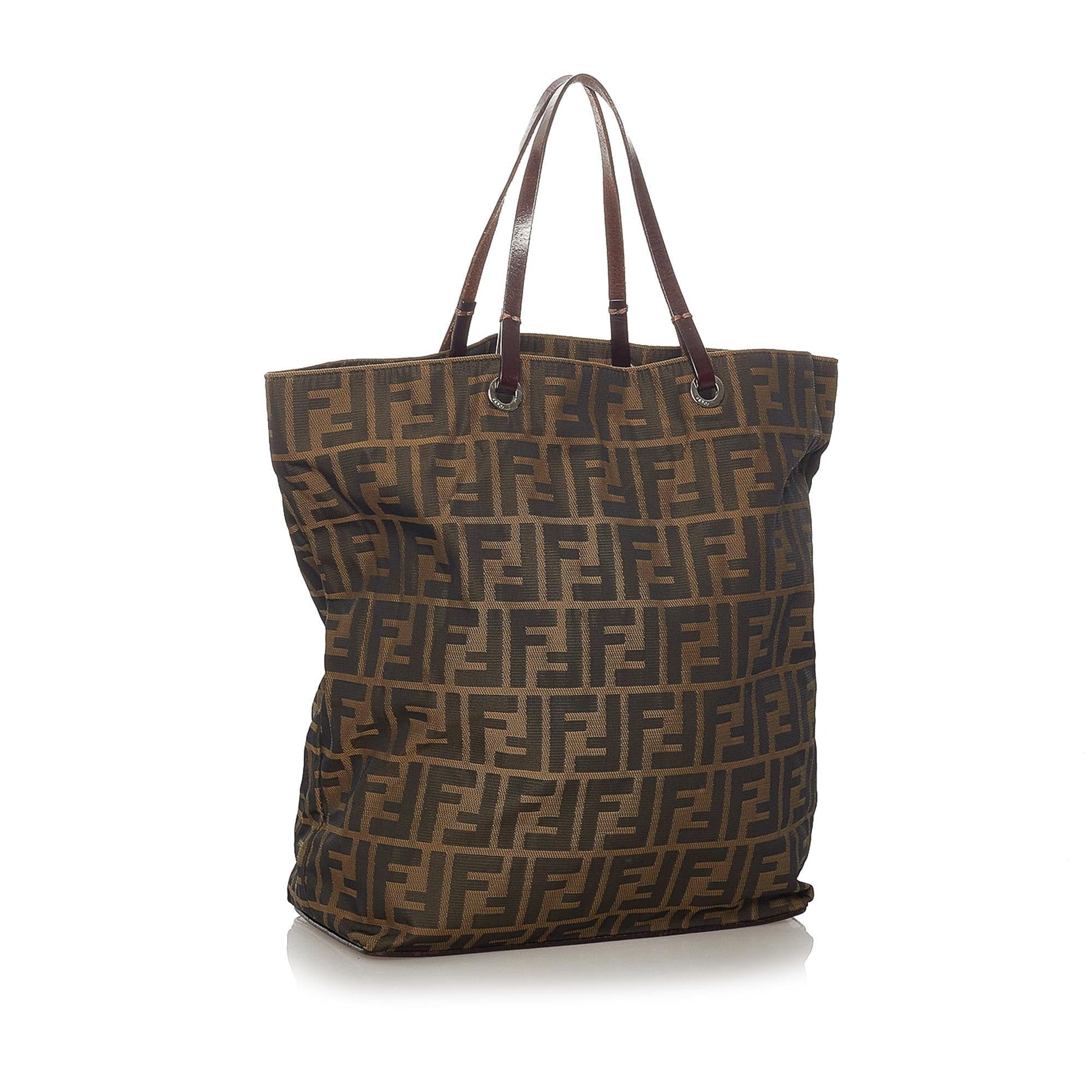 Fendi Zucca Tote Bag Shg Canvas Bag Shg 28309