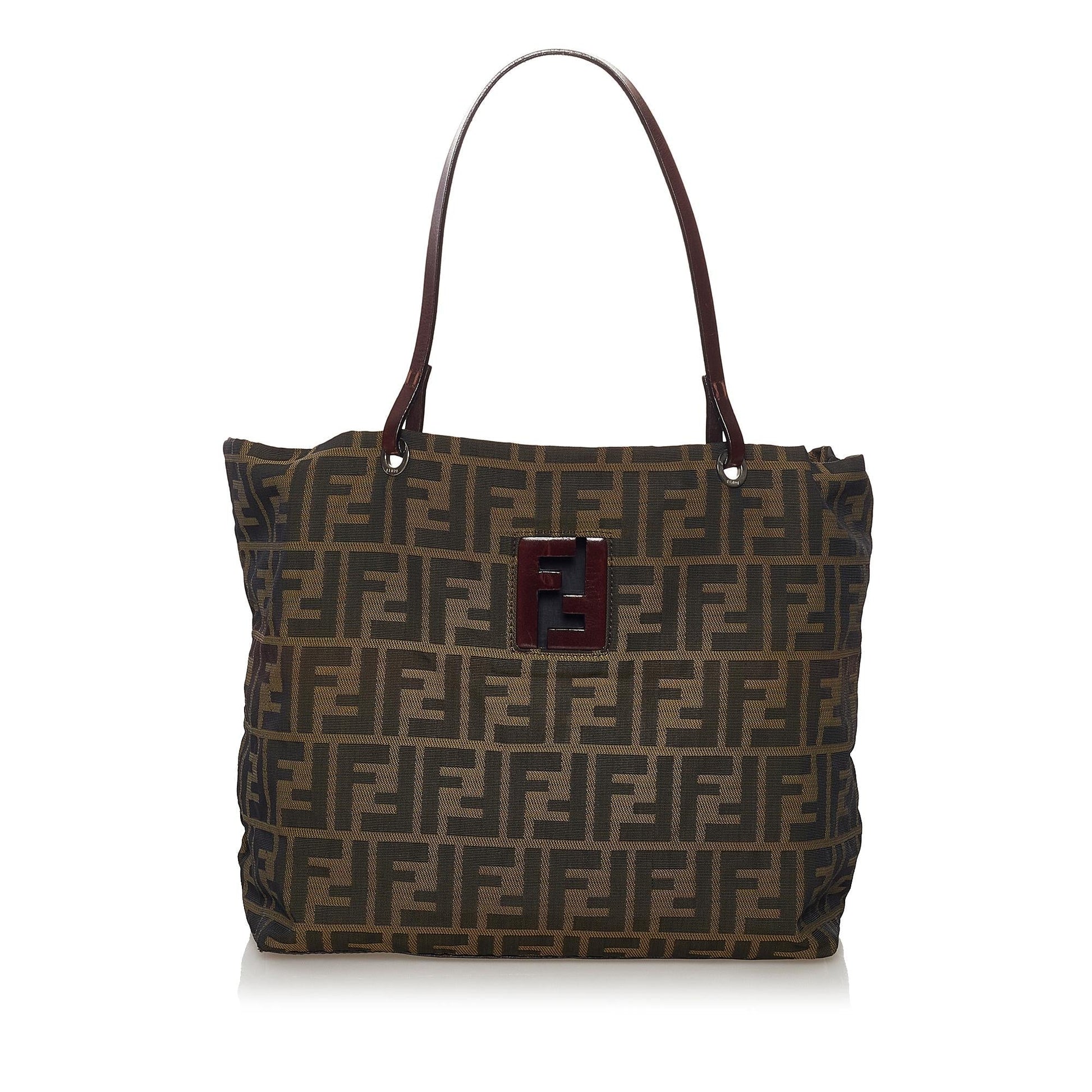 Fendi Zucca Tote Bag Shg Canvas Bag Shg 32825