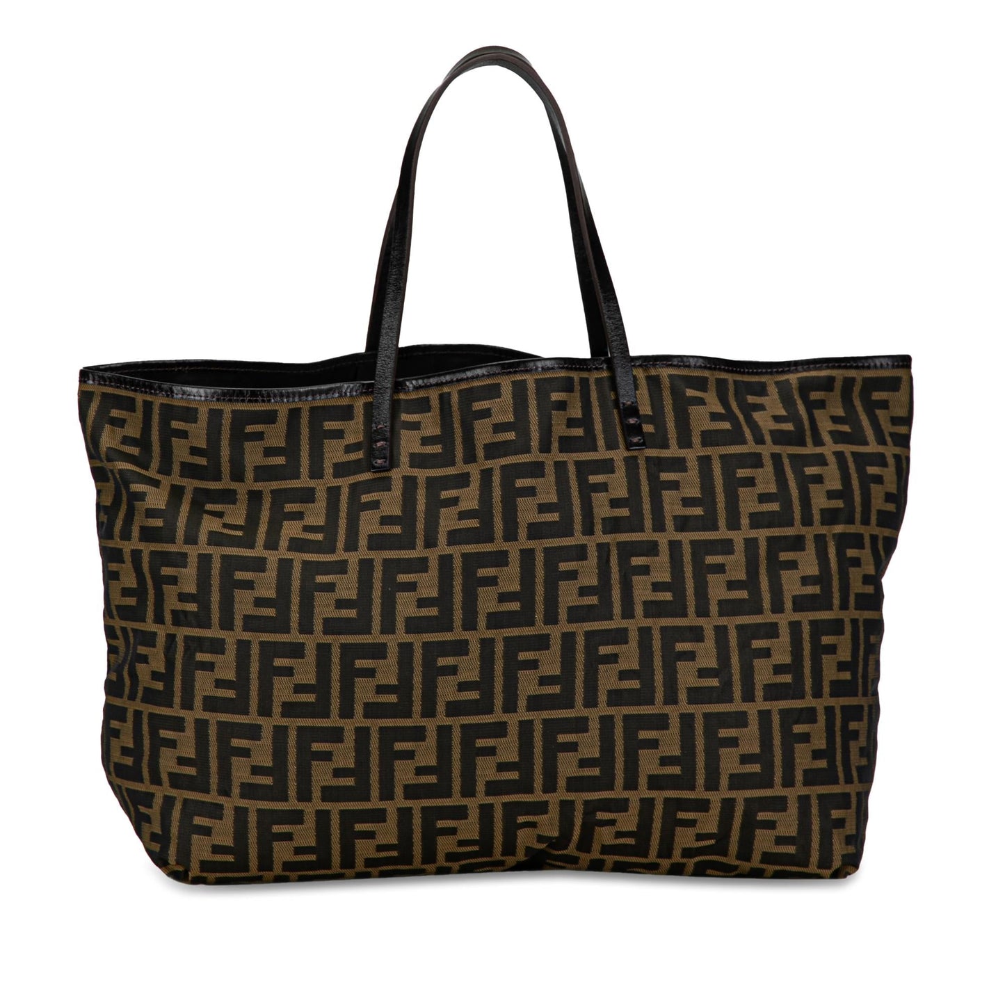 Fendi Zucca Tote Shg Irp Canvas Tote Bag