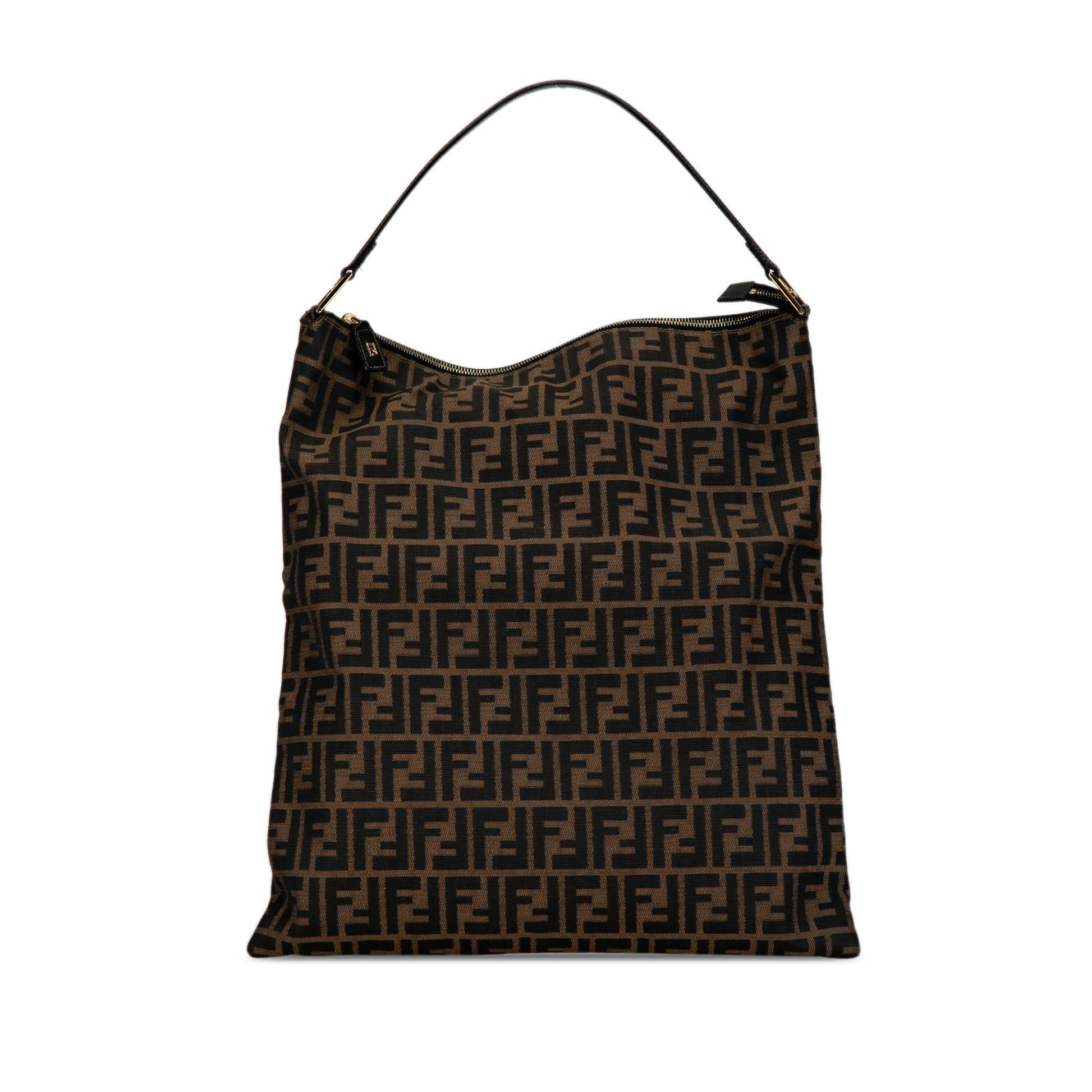 Fendi Zucca Tote Shg M3Livs Canvas Tote Bag