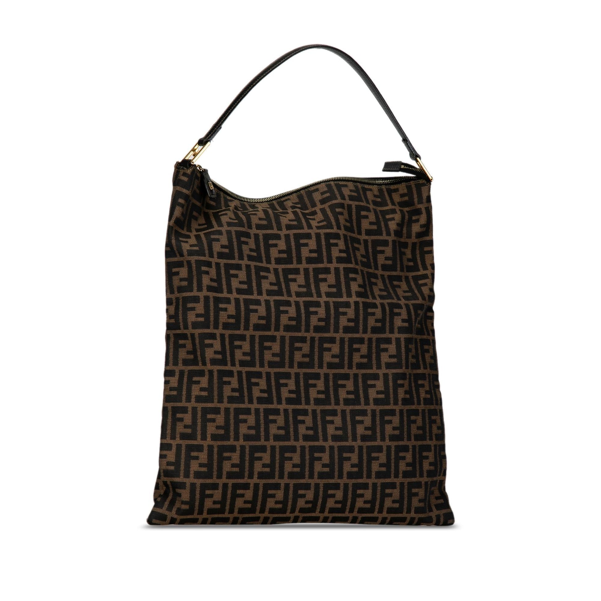 Fendi Zucca Tote Shg M3Livs Canvas Tote Bag