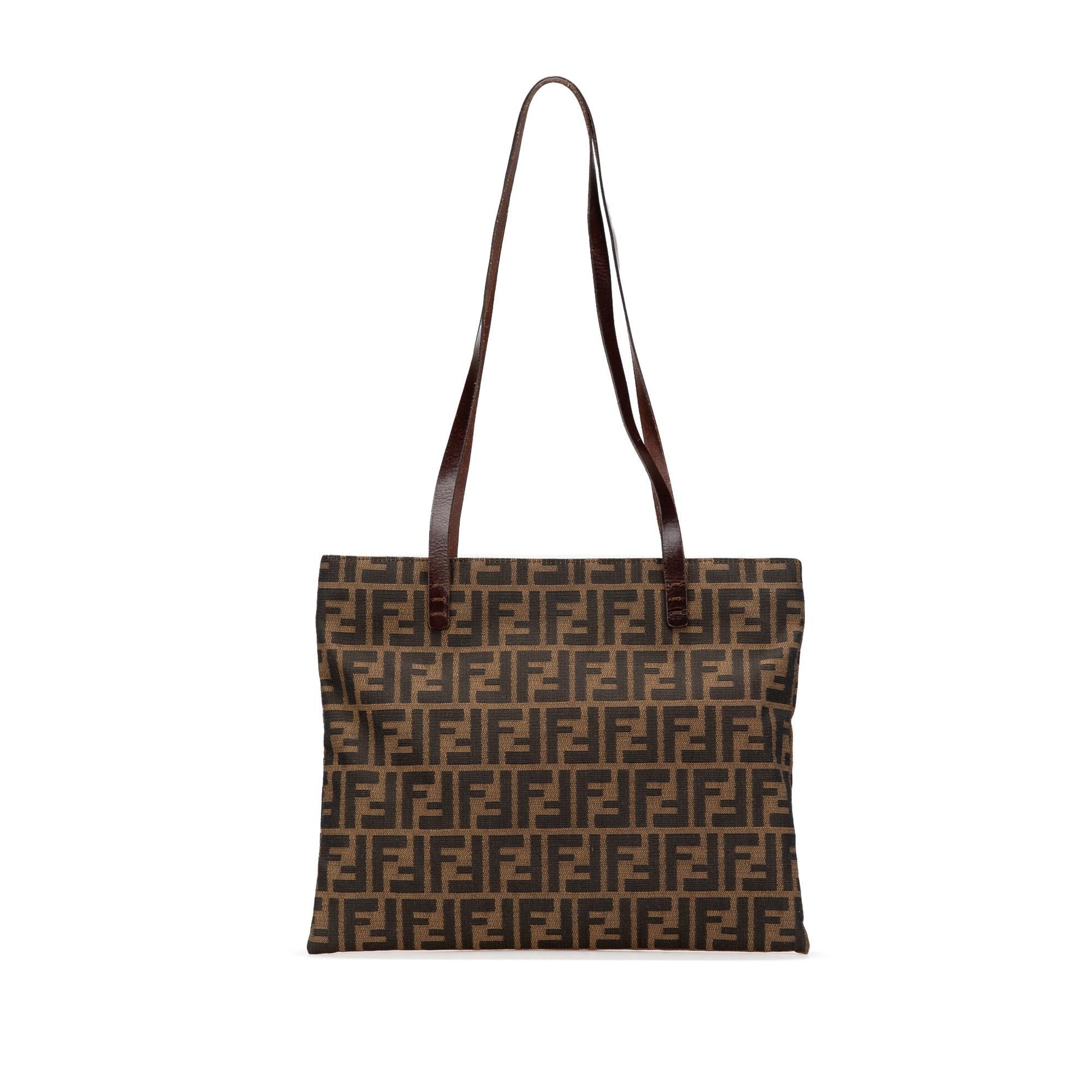 Fendi Zucca Tote Canvas Tote Bag Zucca Canvas Tote