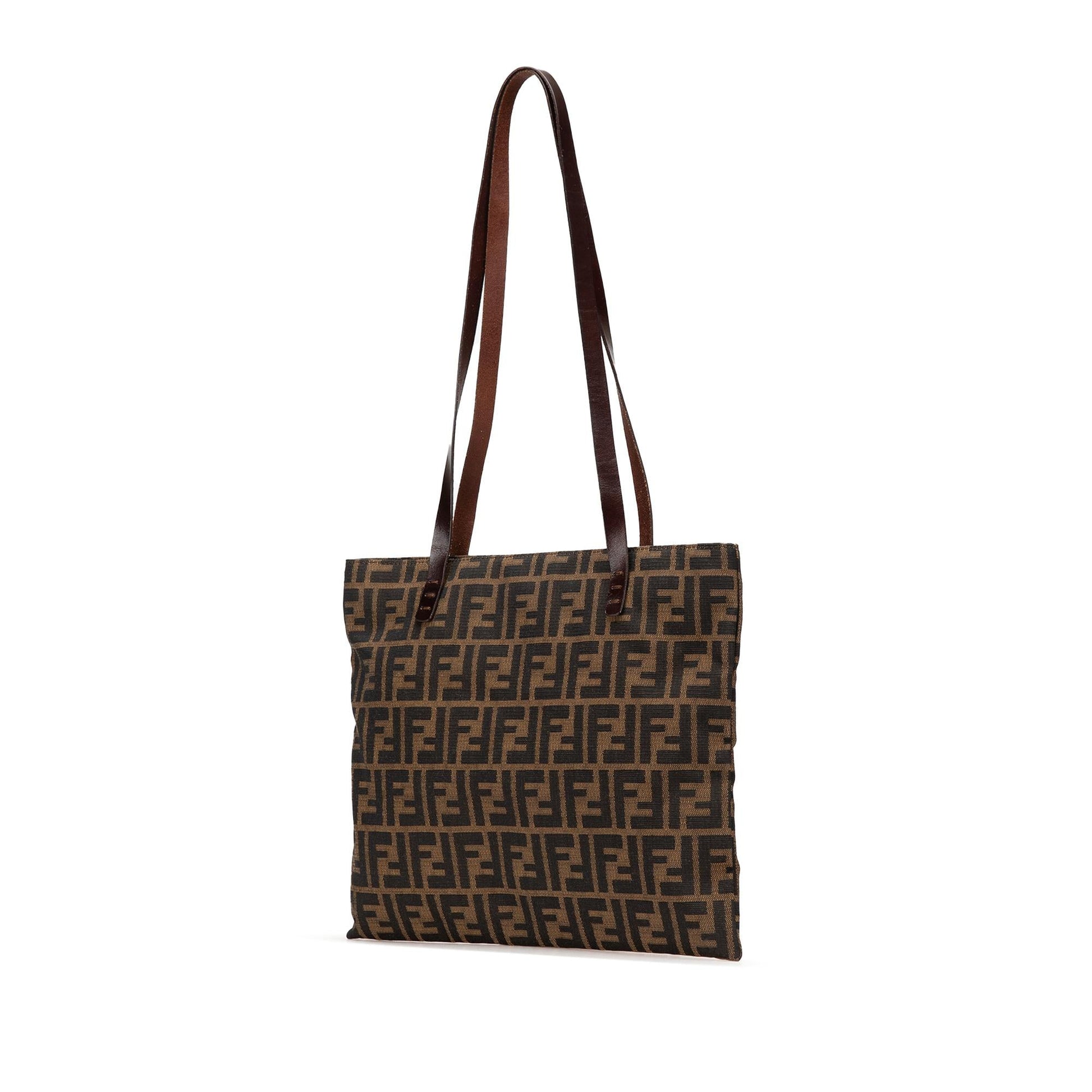Fendi Zucca Tote Canvas Tote Bag Canvas Tote 1