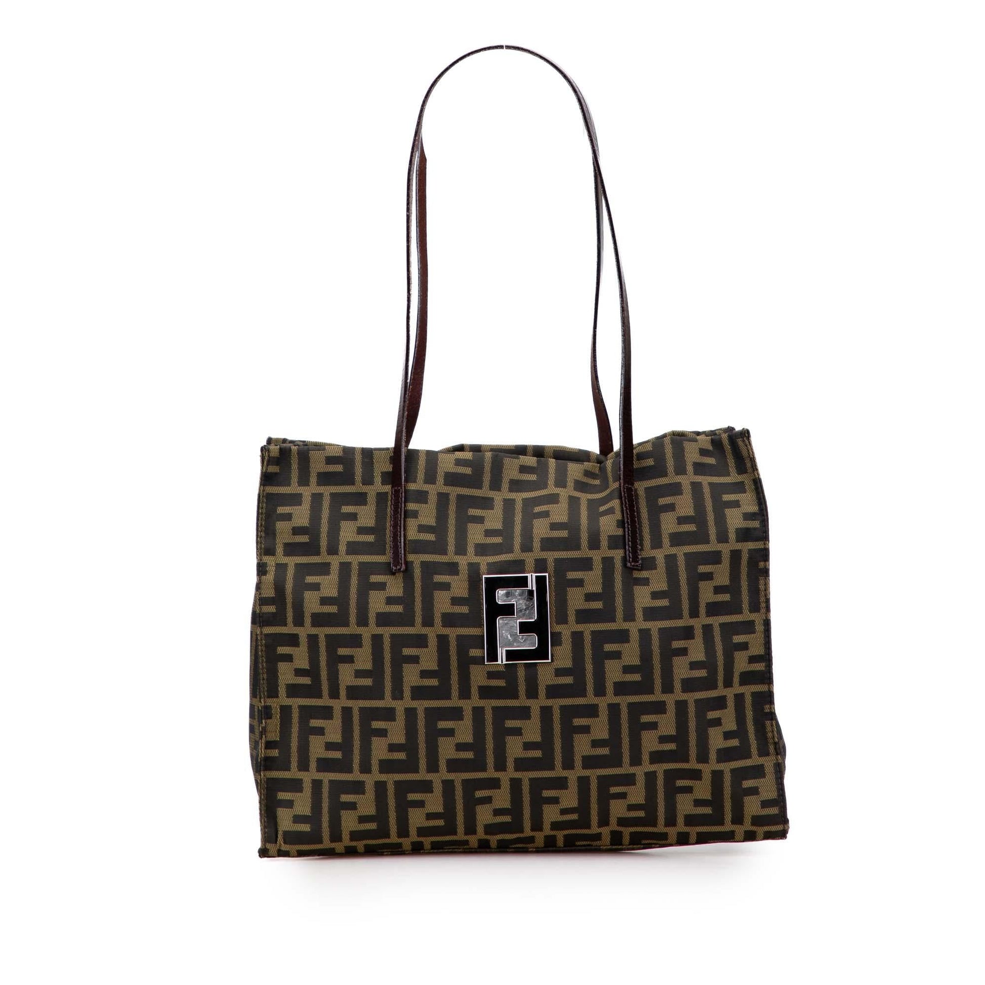 Fendi Zucca Tote Canvas Tote Bag Canvas Tote 2