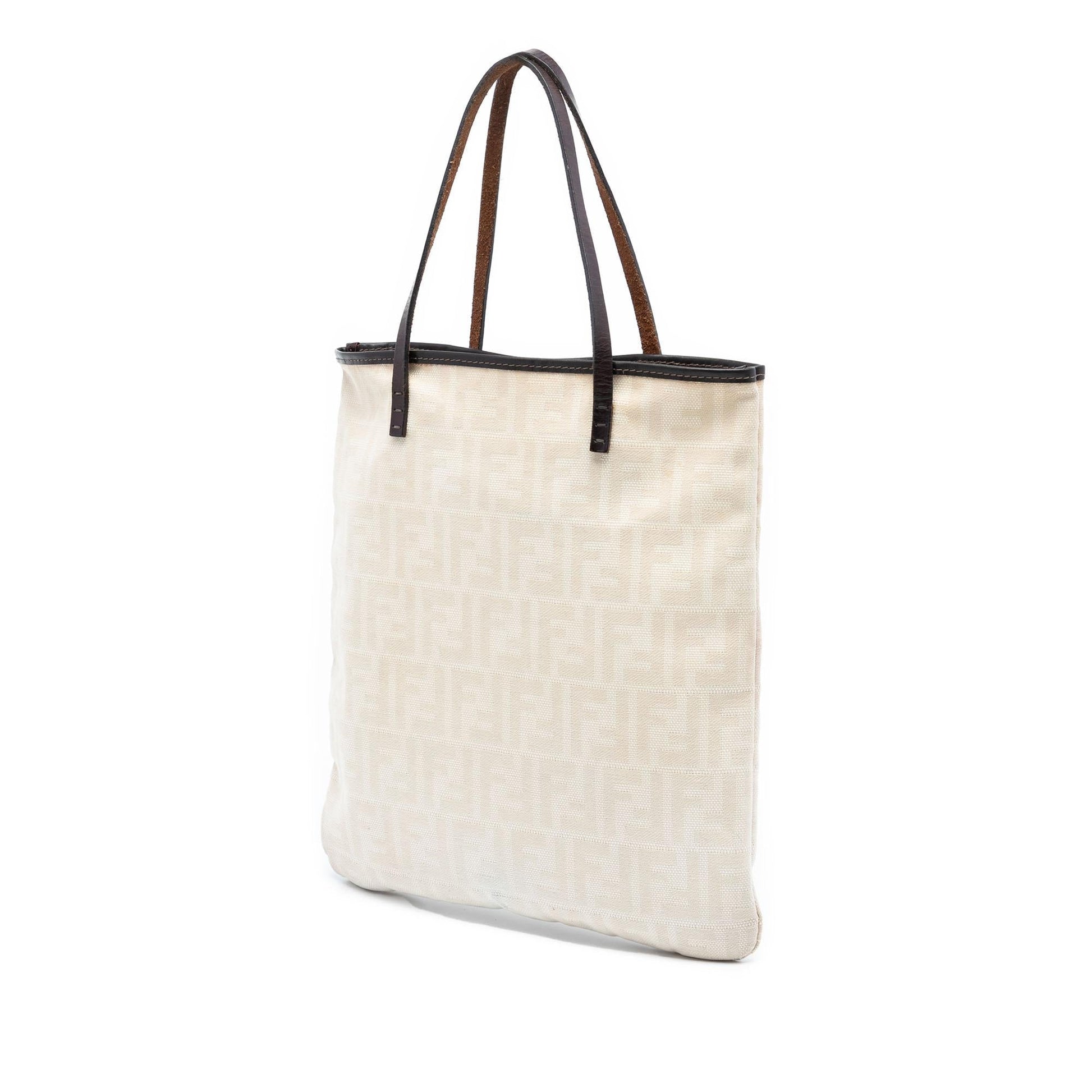 Fendi Zucca Tote Canvas Tote Bag