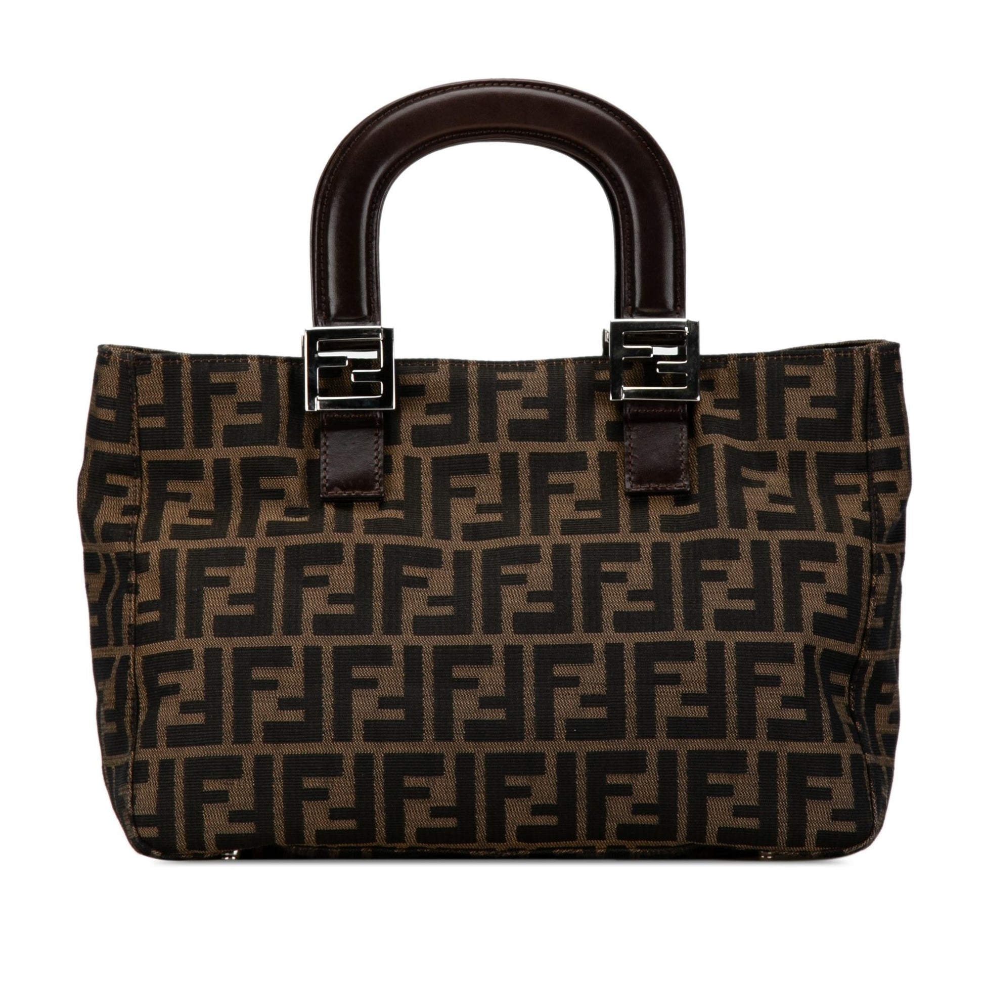 Fendi Zucca Twins Tote Shg 0O3Ibz Canvas Tote Bag