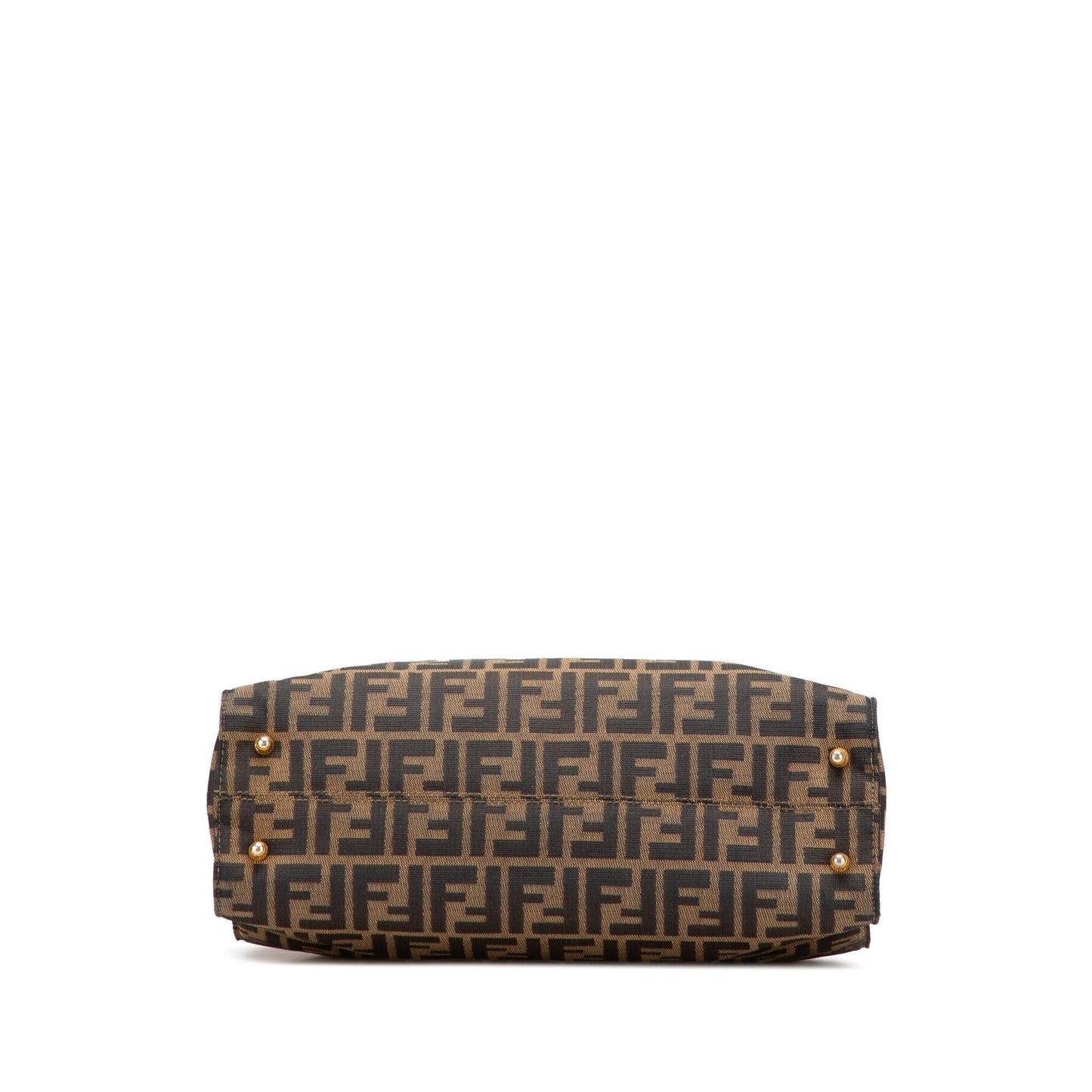 Fendi Zucca Twins Tote Canvas Tote Bag