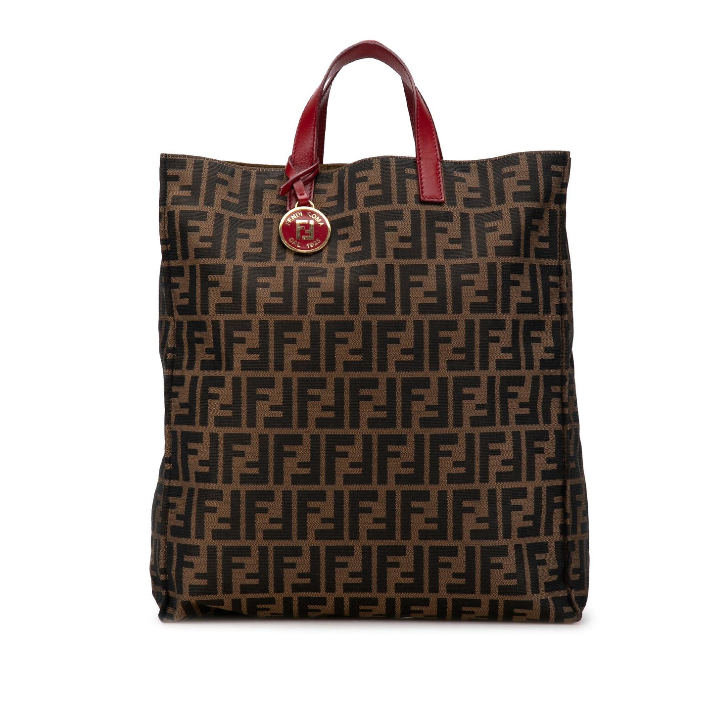 Fendi Zucca Vertical Shopping Tote Shg Omb6Qg Canvas Tote Bag