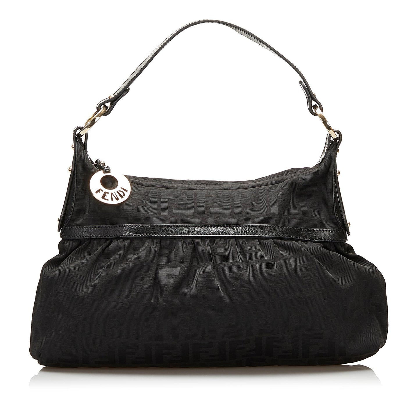 Fendi Zucca Chef Shoulder Bag Shg Canvas