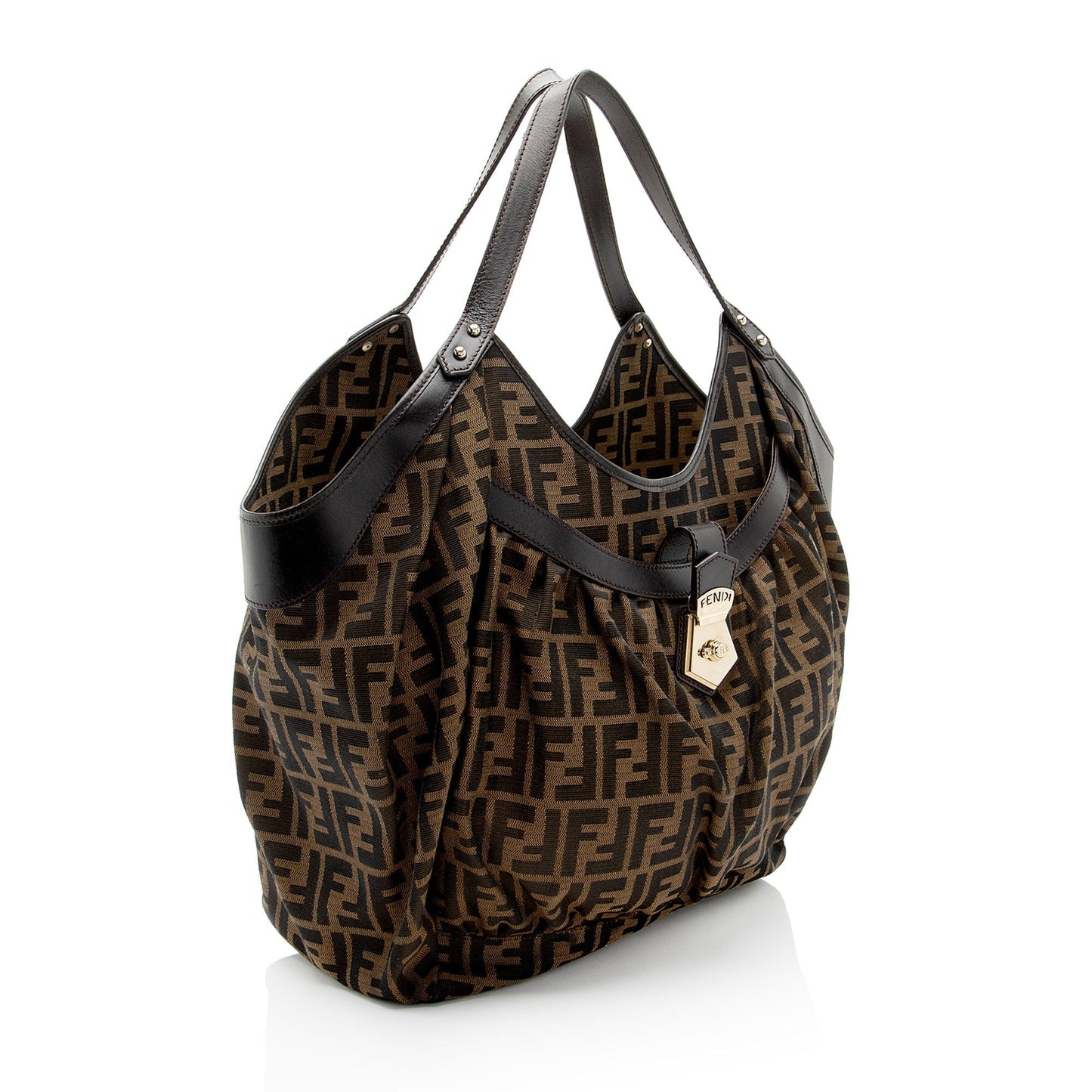 Fendi Zucca Chef Pocket Tote Shf 8Gwlac Large Tote Bag